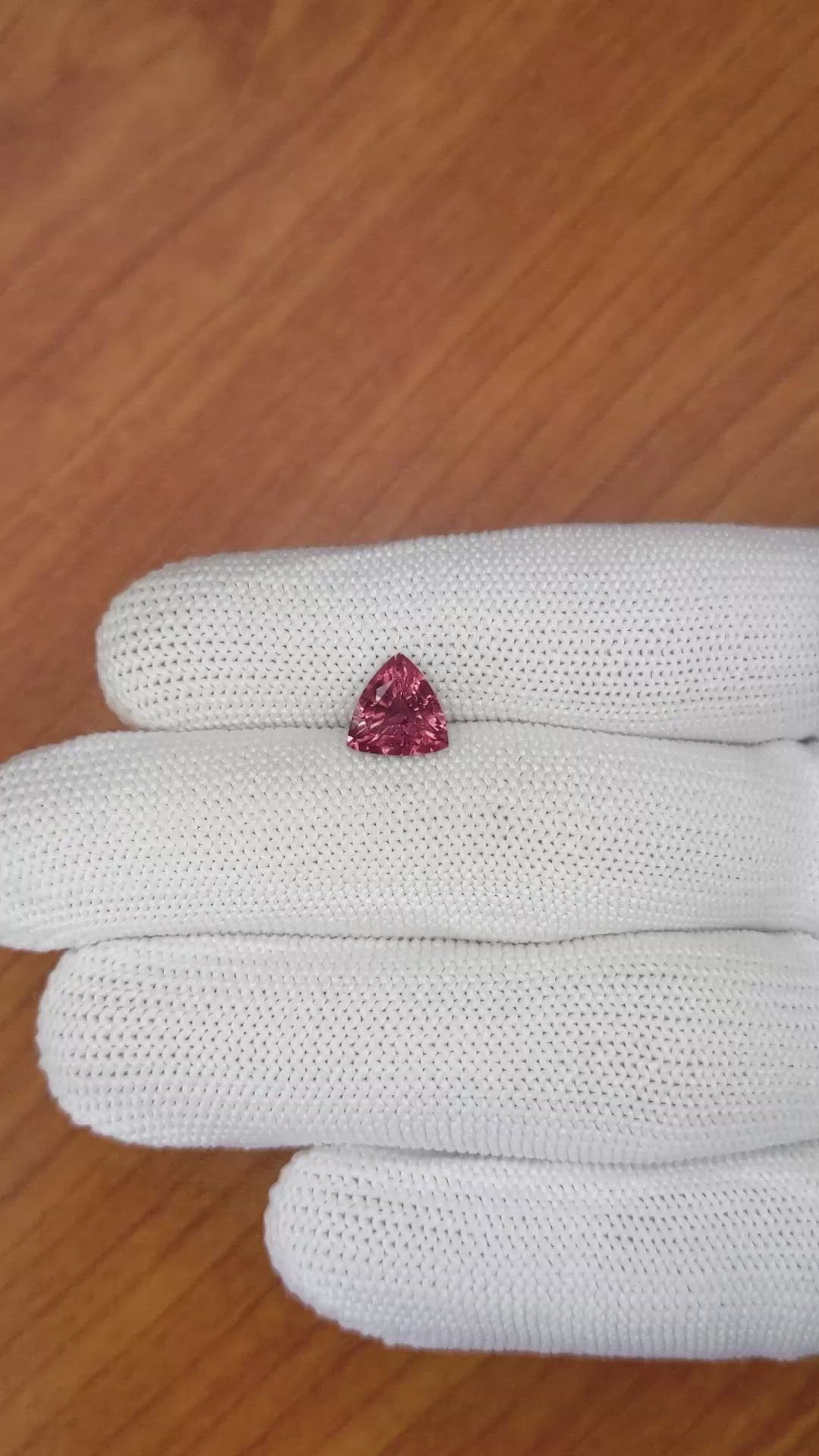 2.13 Ct. Almandine Garnet from Ceylon (Sri Lanka) Size Video