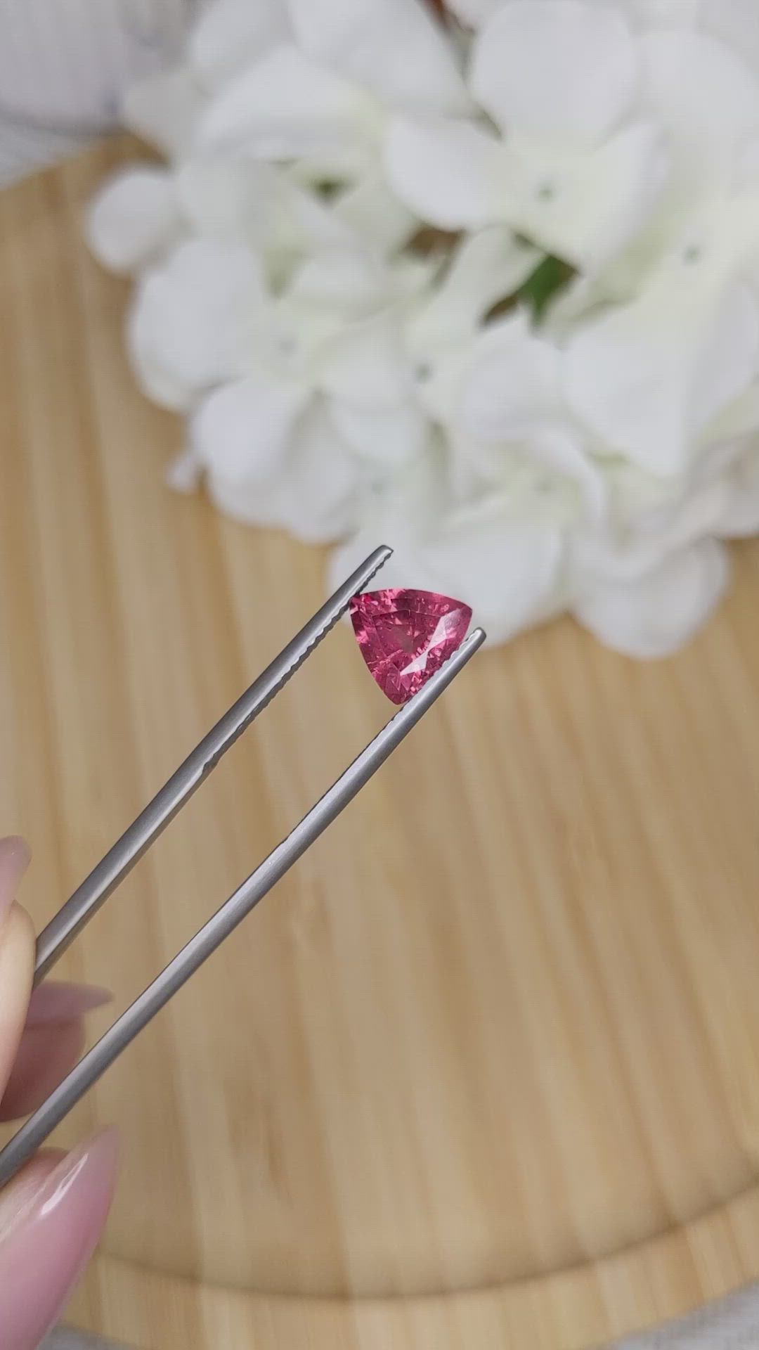 2.13 Ct. Almandine Garnet from Ceylon (Sri Lanka) Size Video