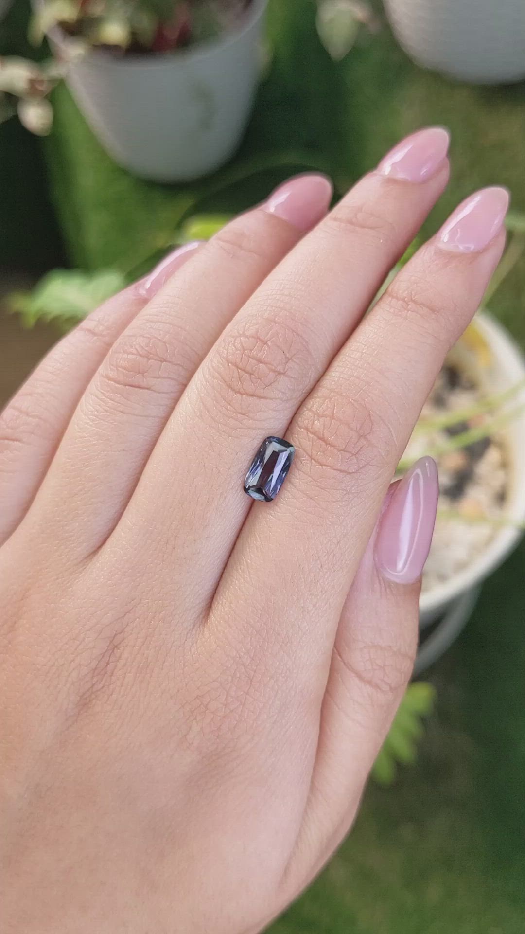 1.40 Ct. Spinel from Ceylon (Sri Lanka) Size Video