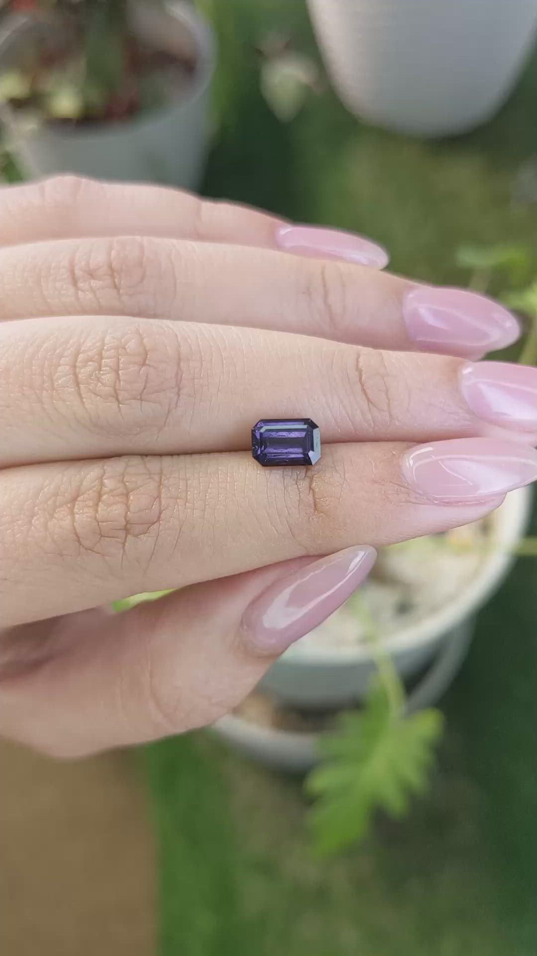 1.55 Ct. Spinel from Ceylon (Sri Lanka) Size Video