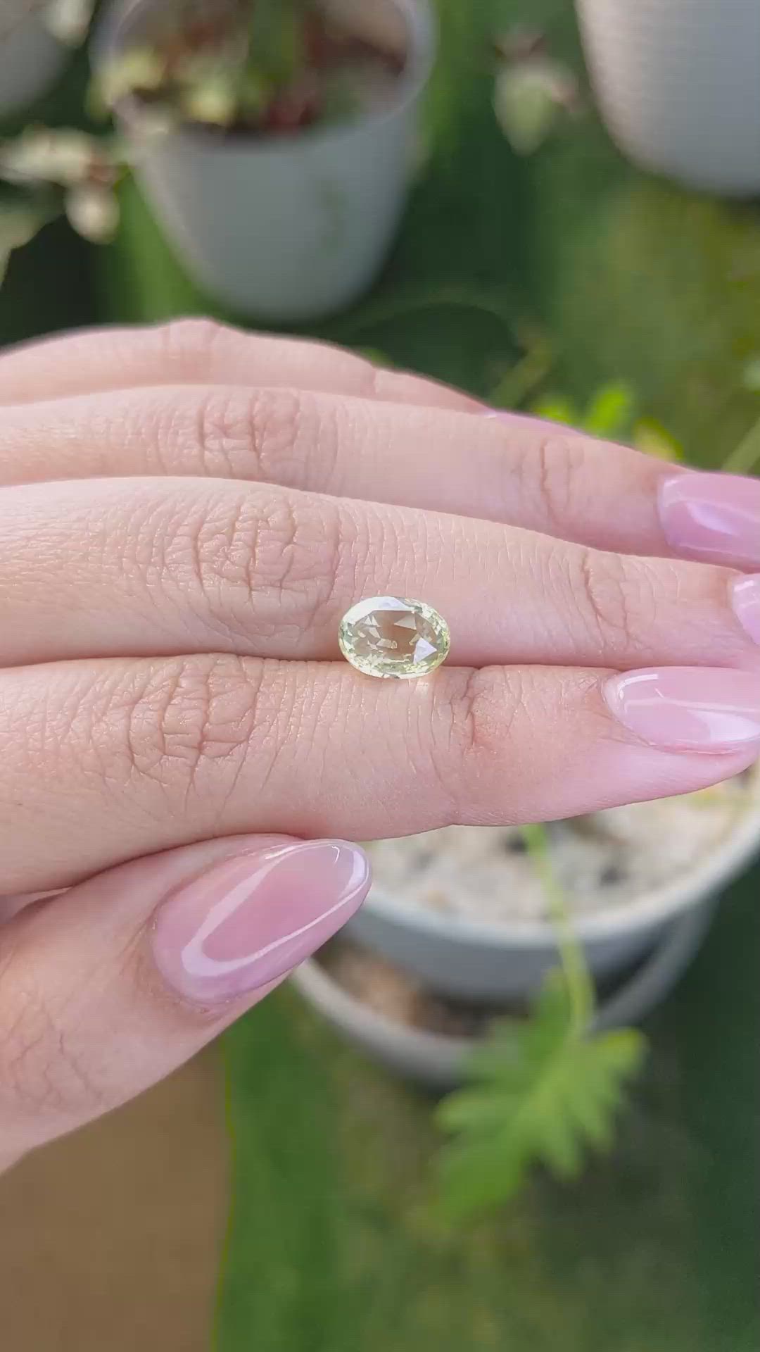 2.76 Ct. Chrysoberyl from Ceylon (Sri Lanka) Size Video