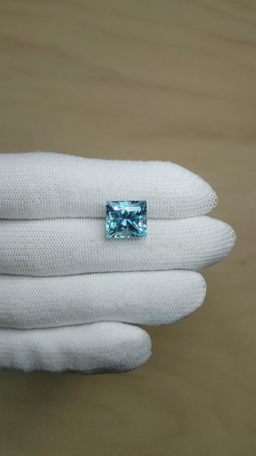 6.06 Ct. Aquamarine from Mozambique Size Video