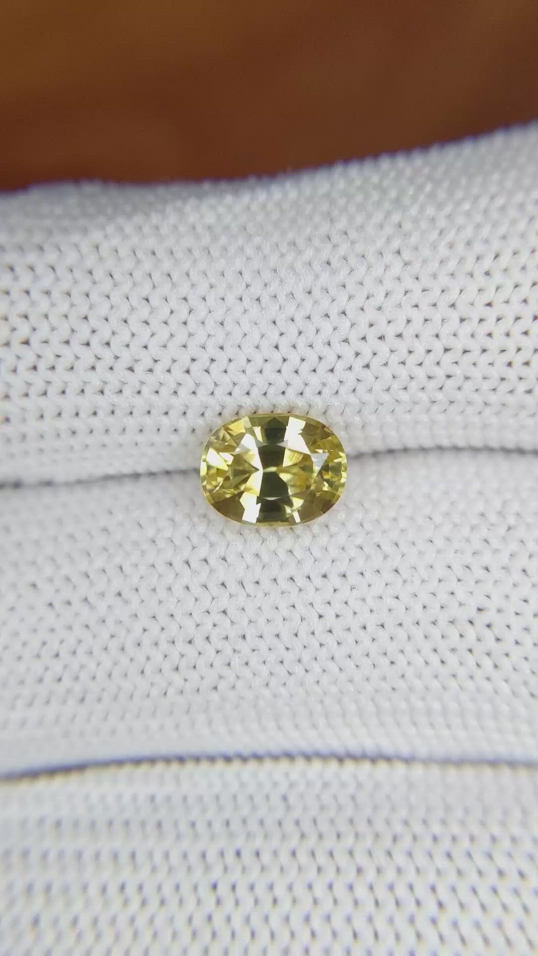 2.21 Ct. Zircon from Ceylon (Sri Lanka) Size Video