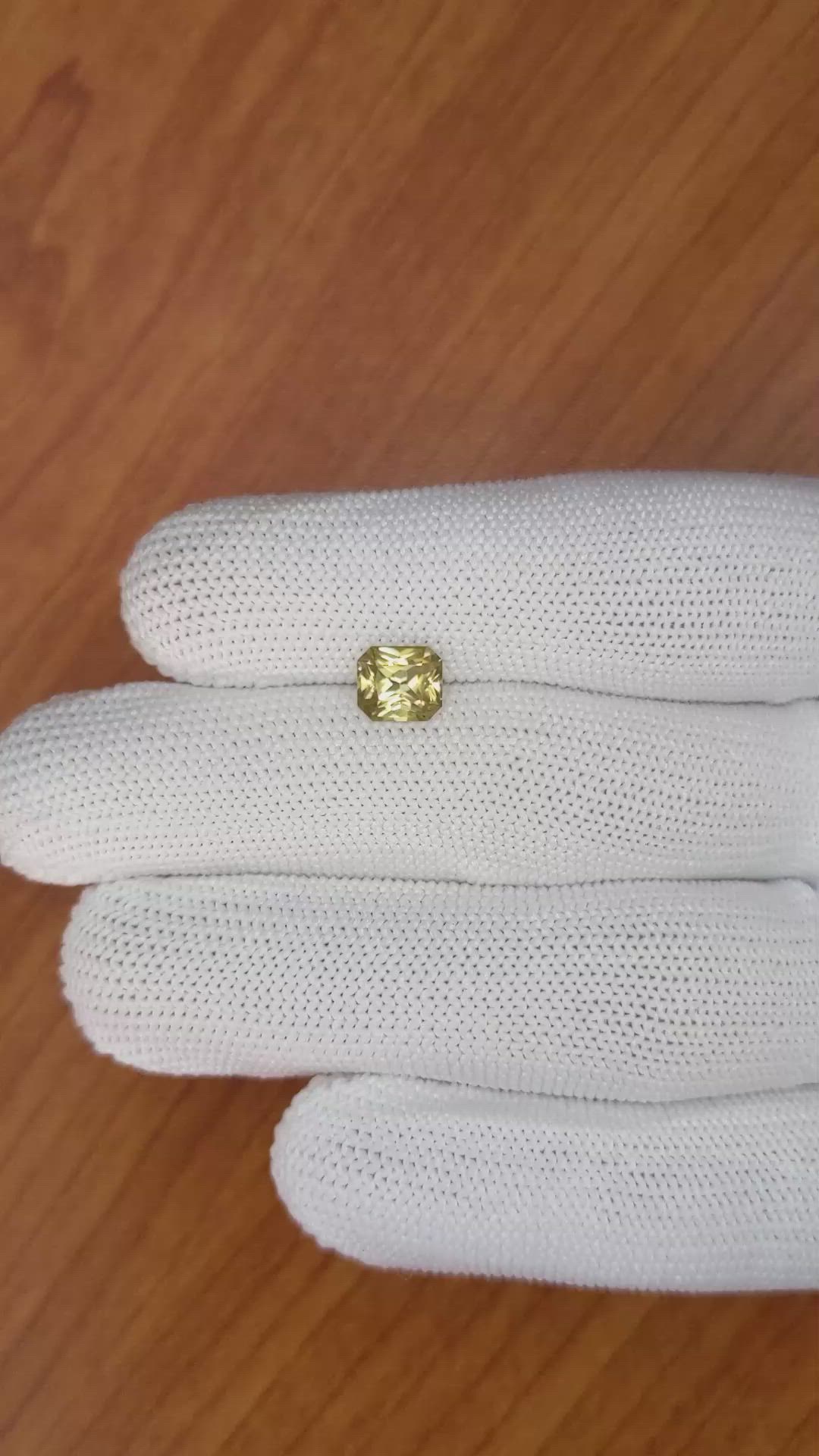 1.90 Ct. Zircon from Ceylon (Sri Lanka) Size Video