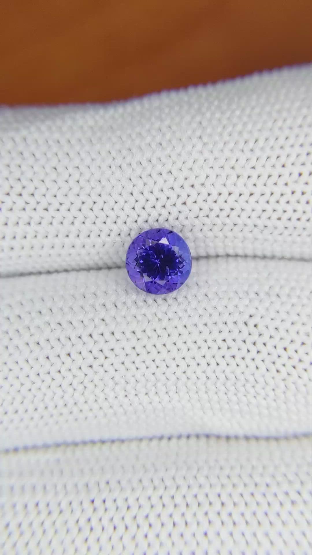 1.14 Ct. Tanzanite from Tanzania Size Video