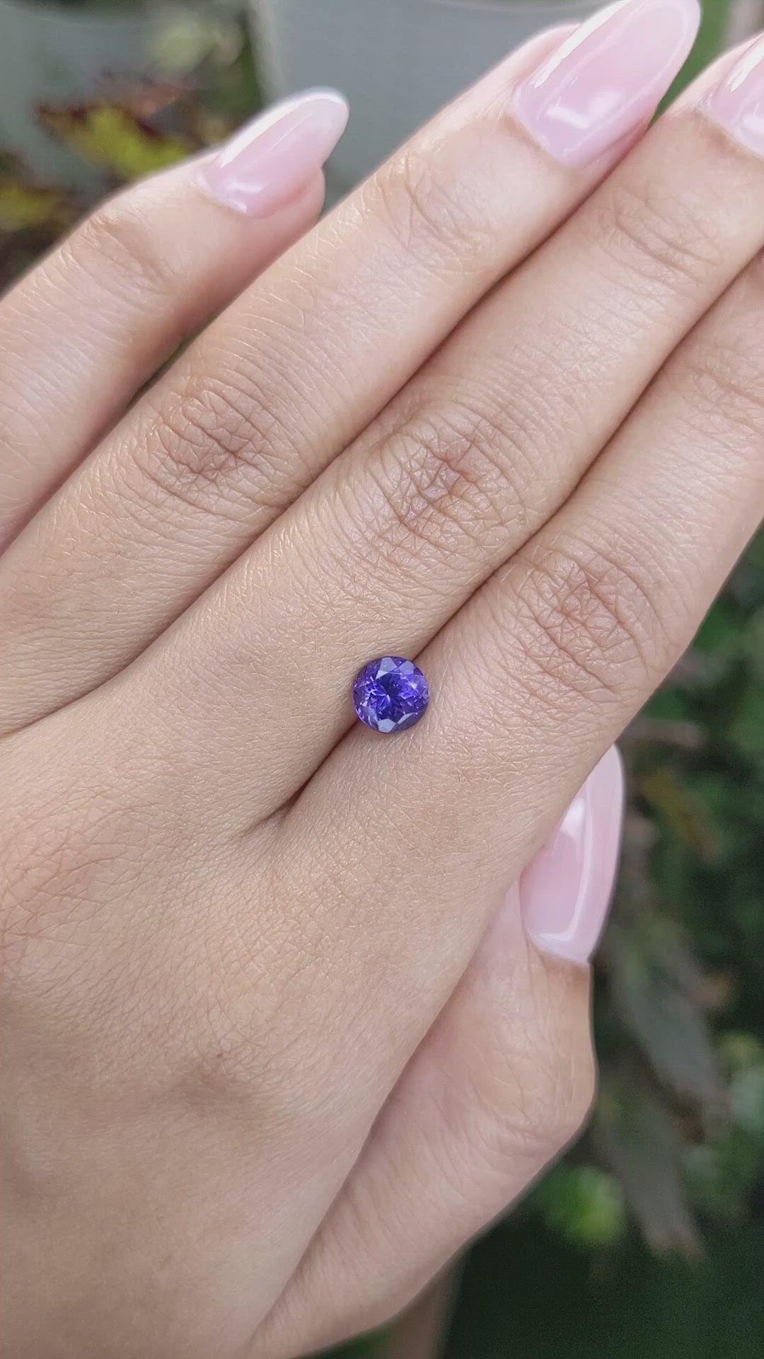 1.14 Ct. Tanzanite from Tanzania Size Video