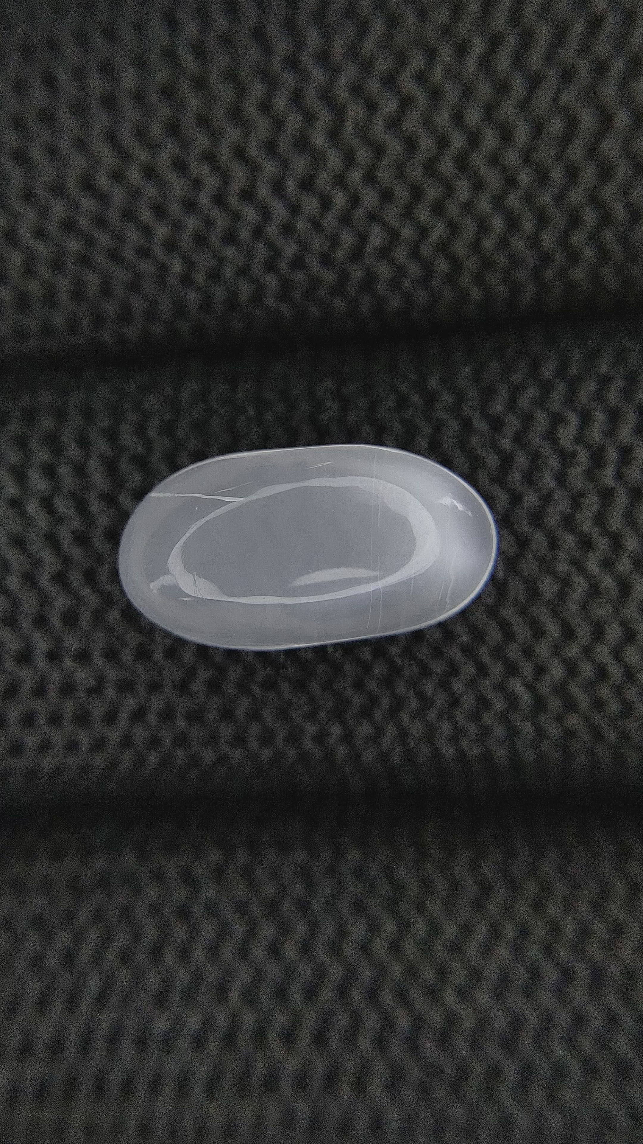 3.72 Ct. White Cabochon Moonstone from Ceylon (Sri Lanka) Size Video