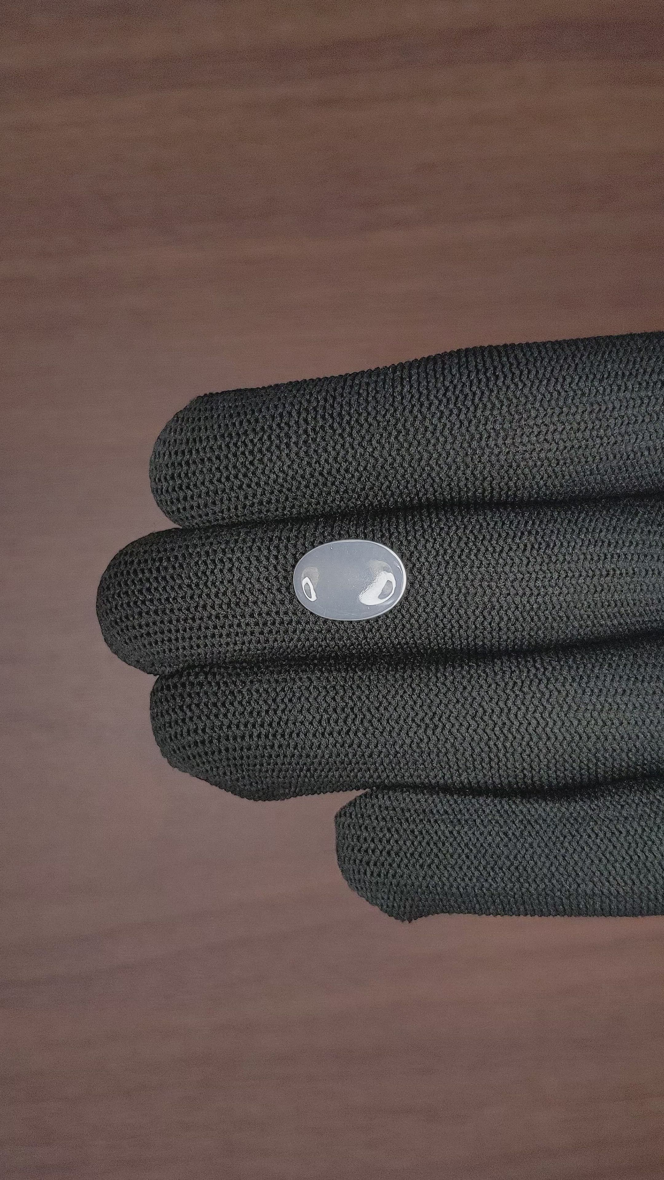 3.39 Ct. Cabochon Moonstone from Ceylon (Sri Lanka) Size Video