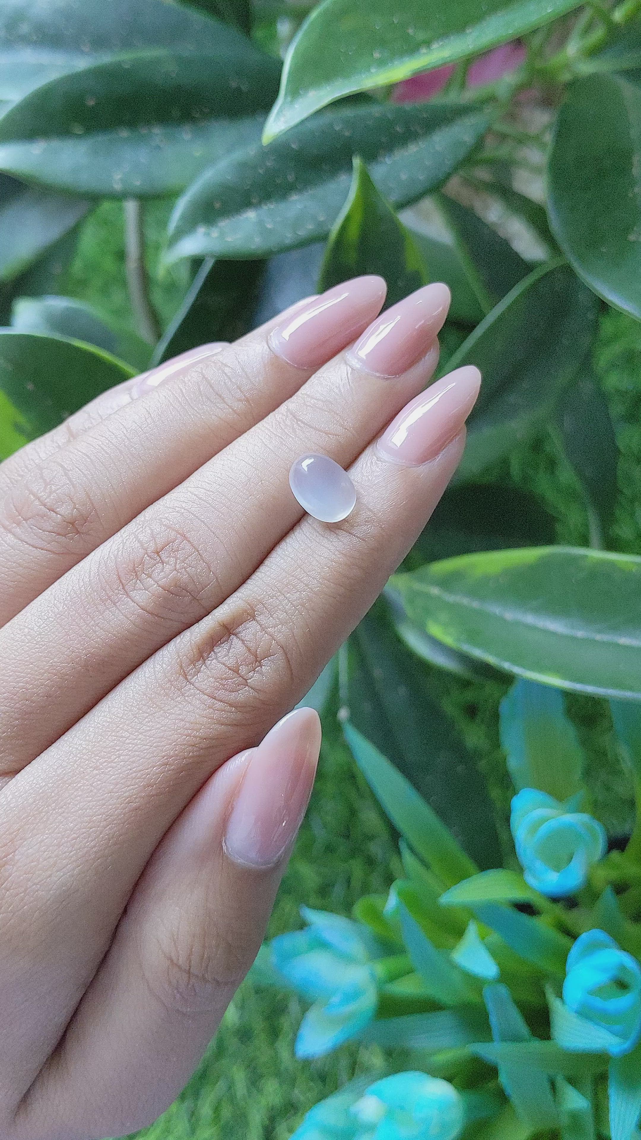 1.87 Ct. Cabochon Moonstone from Ceylon (Sri Lanka) Size Video