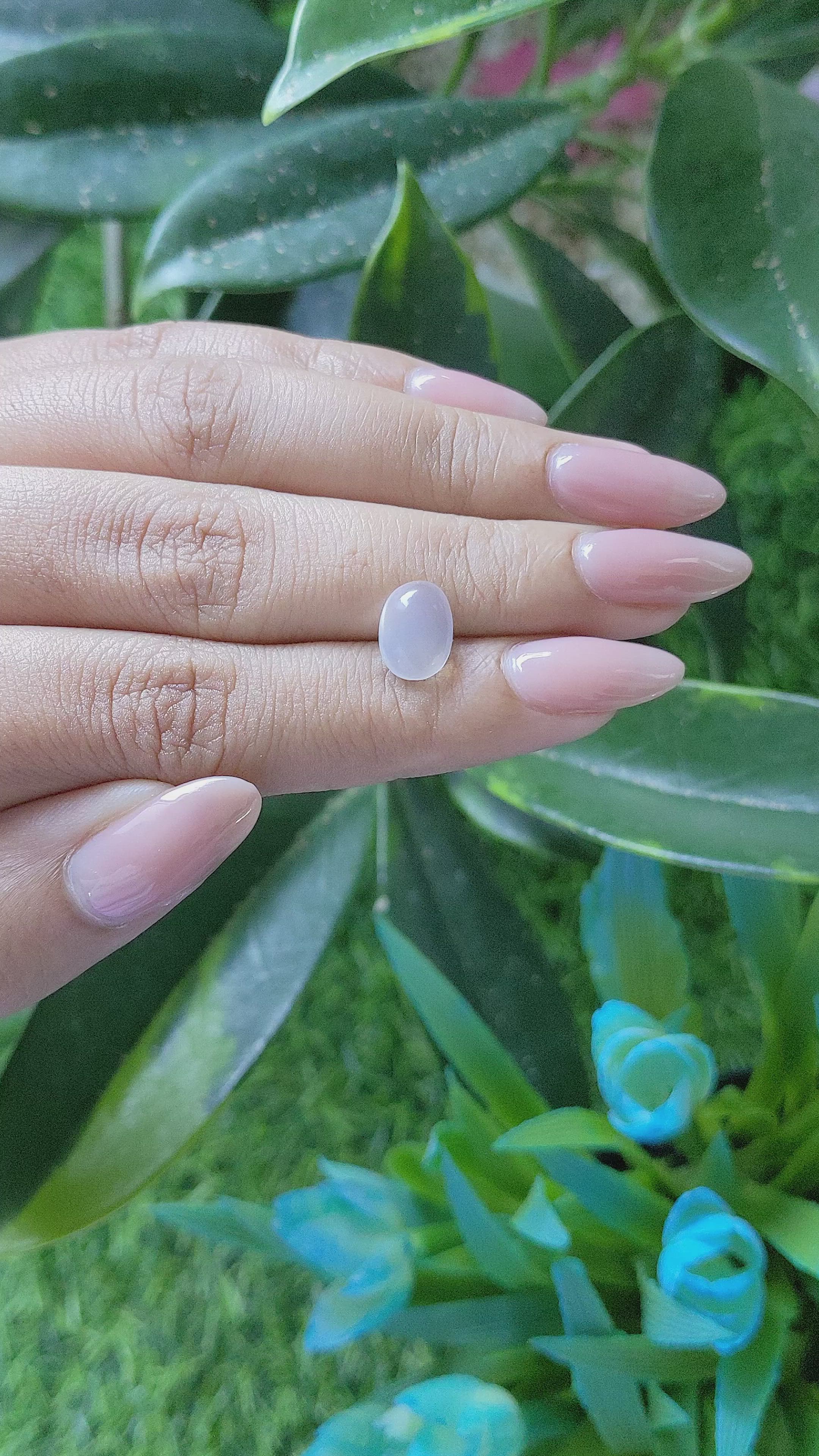 1.87 Ct. Cabochon Moonstone from Ceylon (Sri Lanka) Size Video