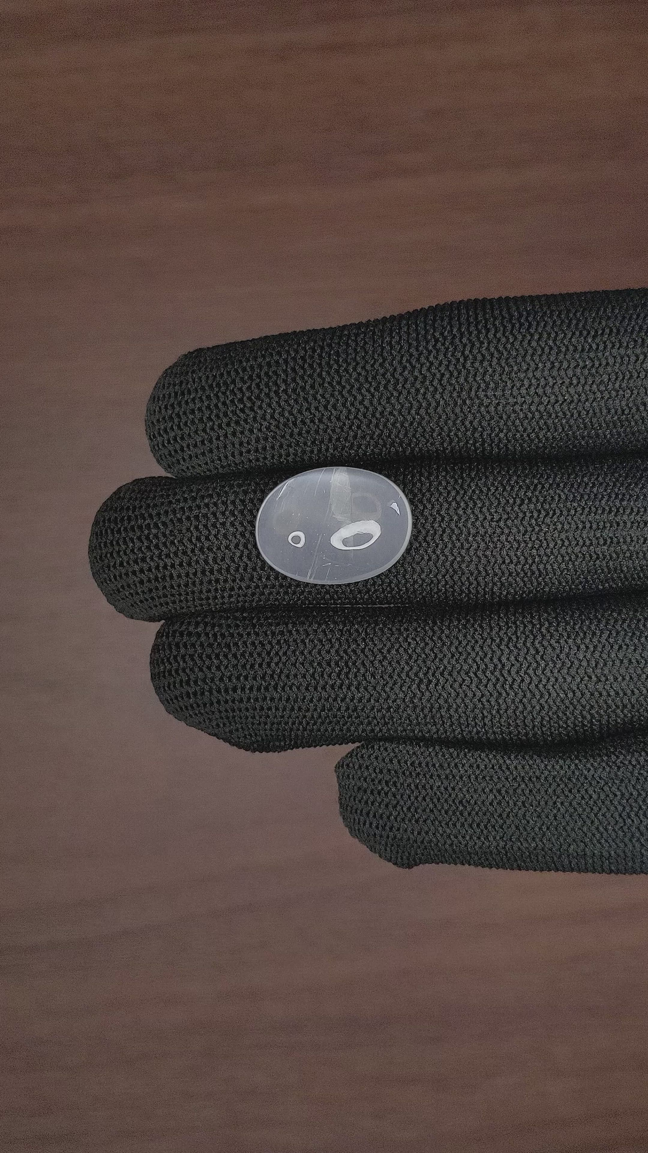 12.09 Ct. White Cabochon Moonstone from Ceylon (Sri Lanka) Size Video