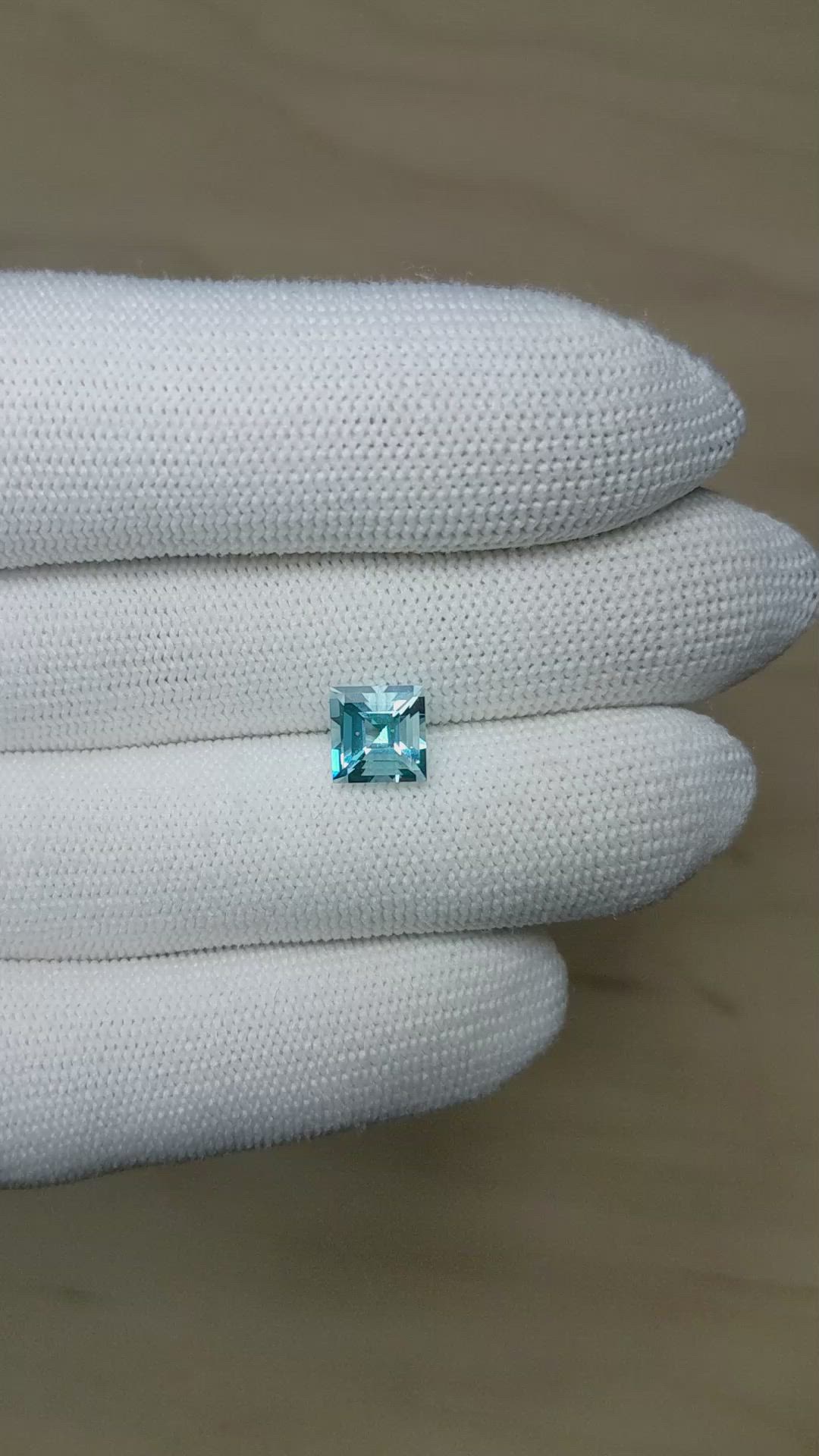 2.10 Ct. Aquamarine from Mozambique Size Video
