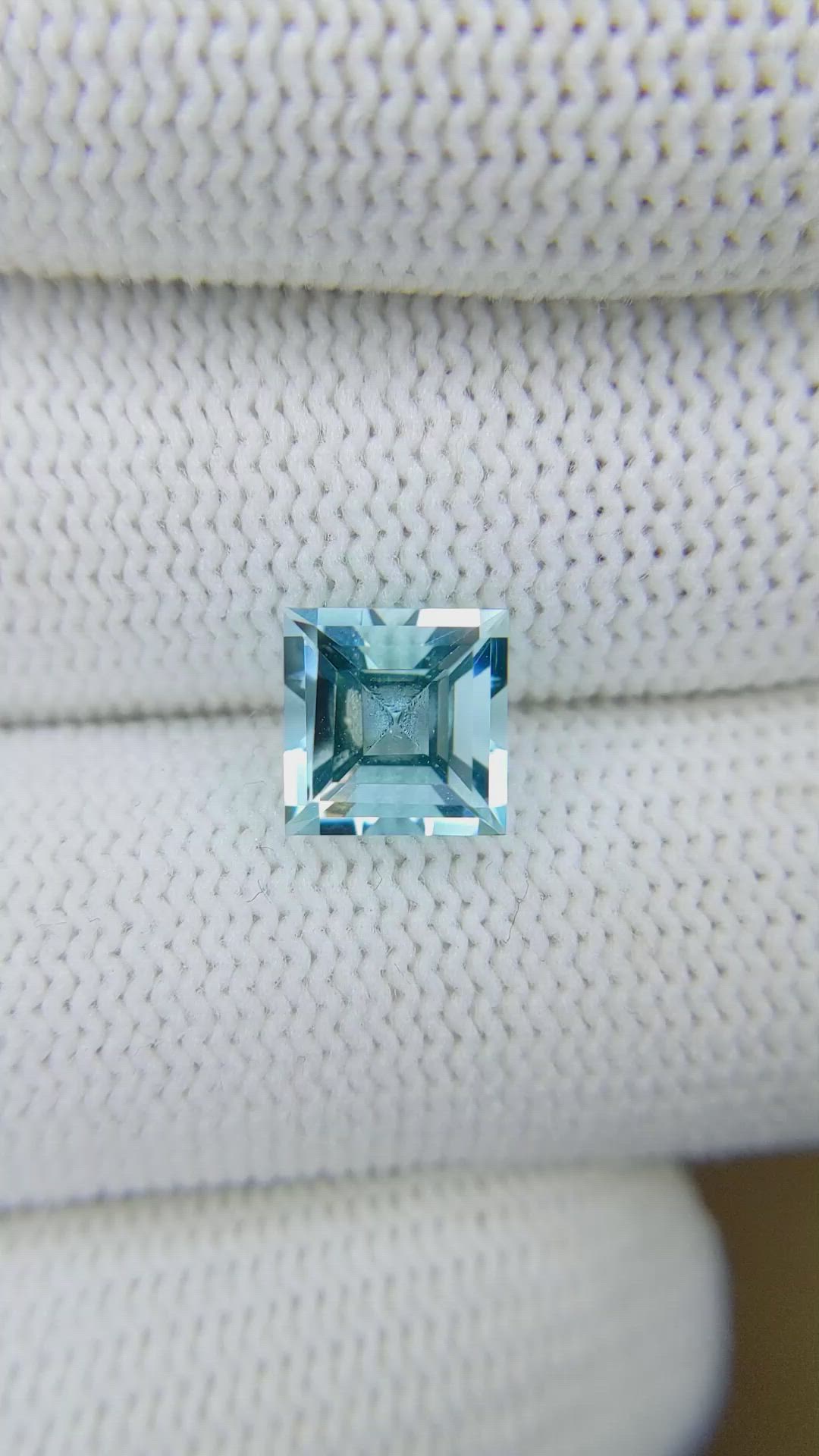 2.10 Ct. Aquamarine from Mozambique Size Video