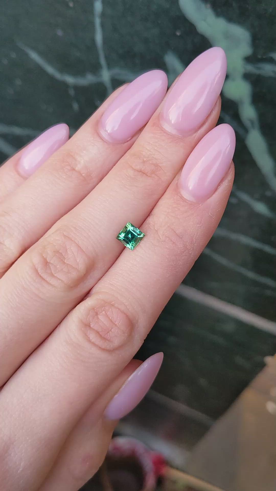 0.81 Ct. Tourmaline from Afghanistan Size Video