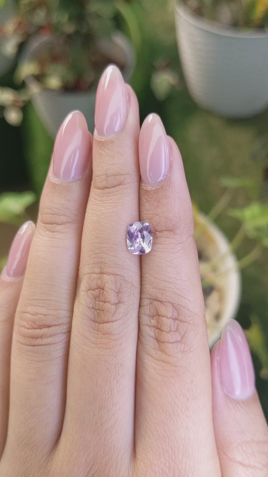 1.27 Ct. Spinel from Ceylon (Sri Lanka) Size Video