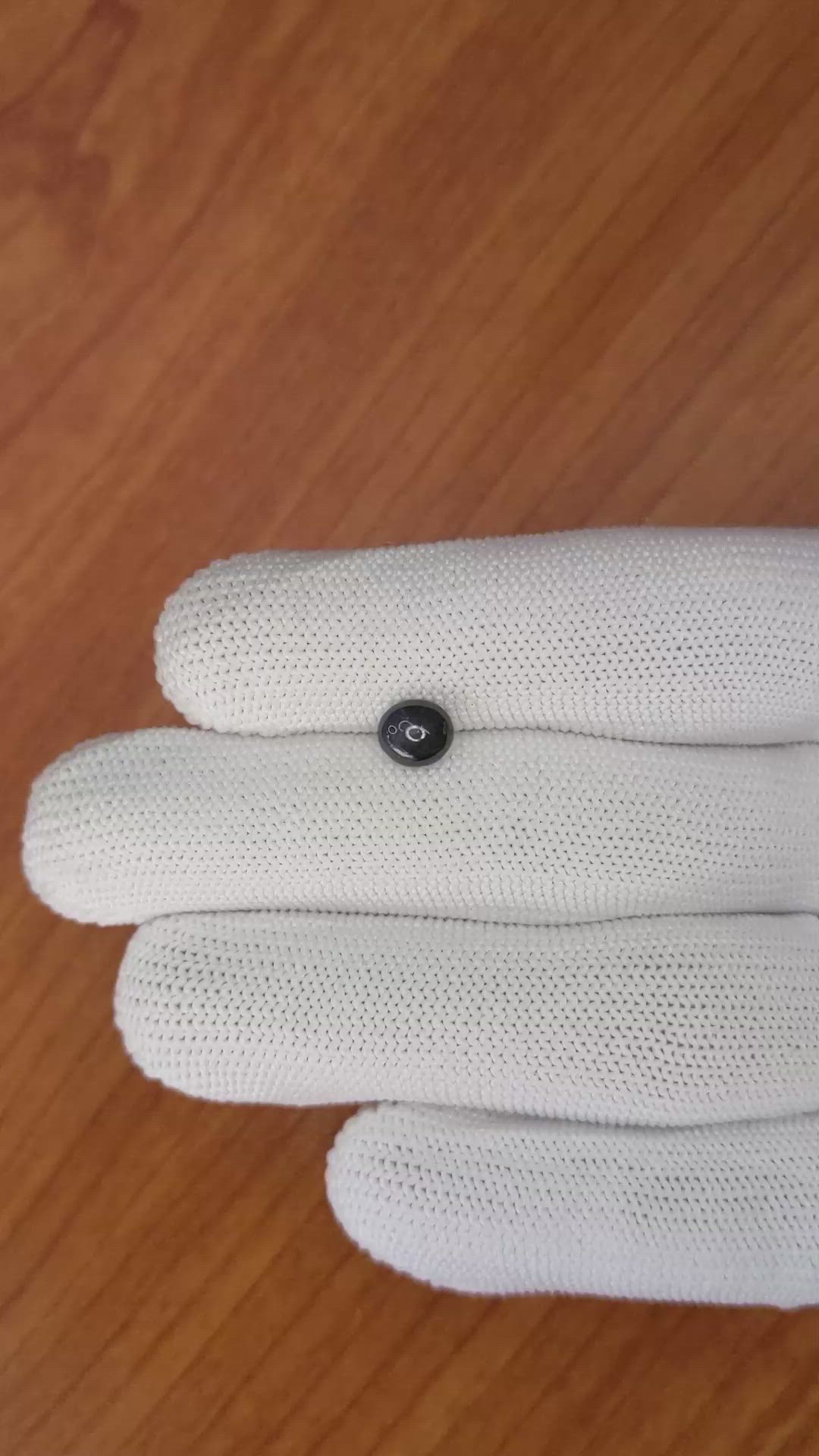 1.30 Ct. Greyish Blue Star Spinel from Ceylon (Sri Lanka) Size Video