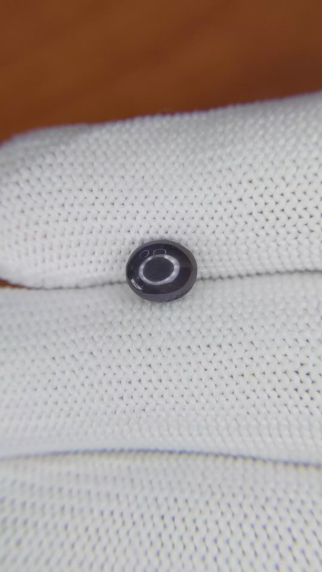 1.25 Ct. Purple Star Spinel from Ceylon (Sri Lanka) Size Video