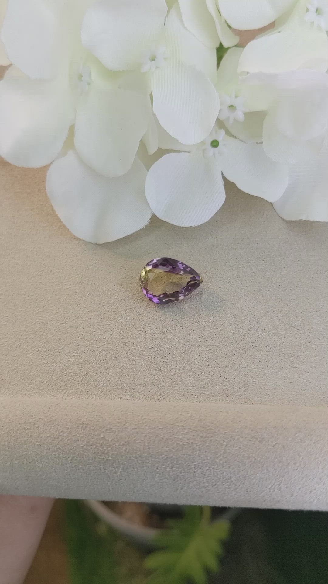 6.05 Ct. Ametrine from Ceylon (Sri Lanka) Size Video