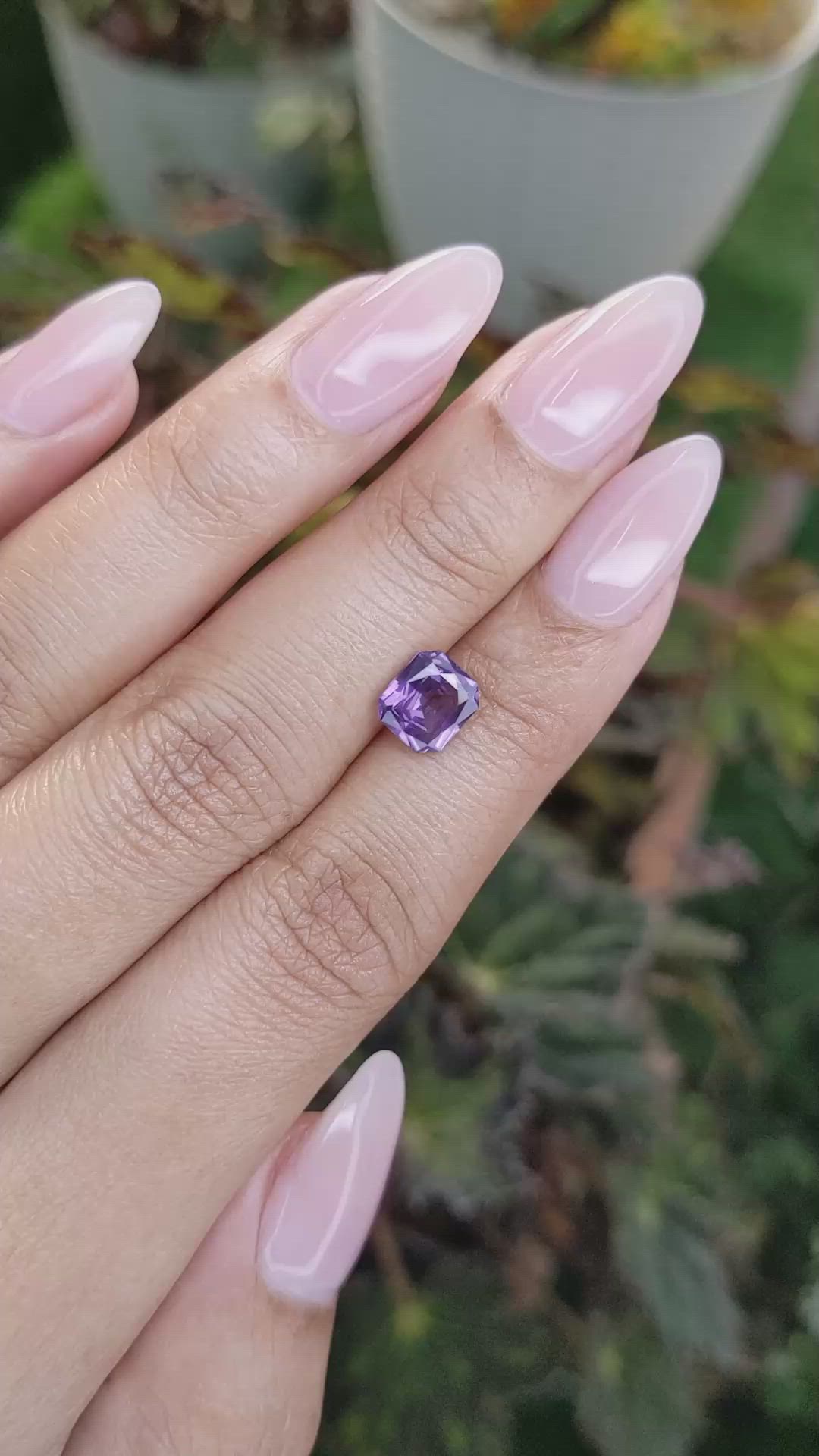 1.34 Ct. Spinel from Ceylon (Sri Lanka) Size Video