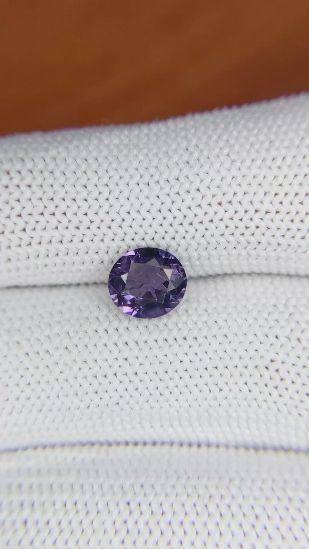 1.34 Ct. Spinel from Ceylon (Sri Lanka) Size Video