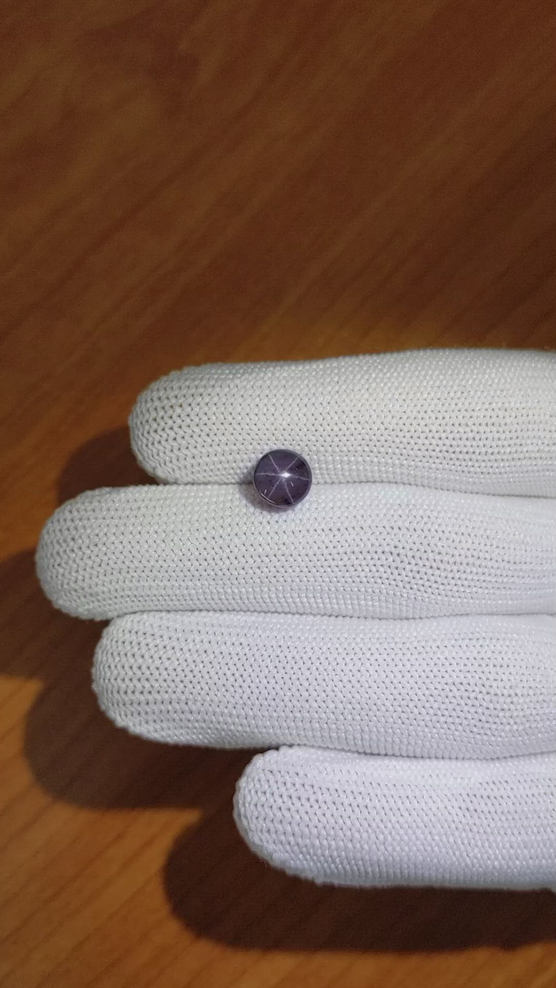 2.70 Ct. Purple Star Spinel from Ceylon (Sri Lanka) Size Video