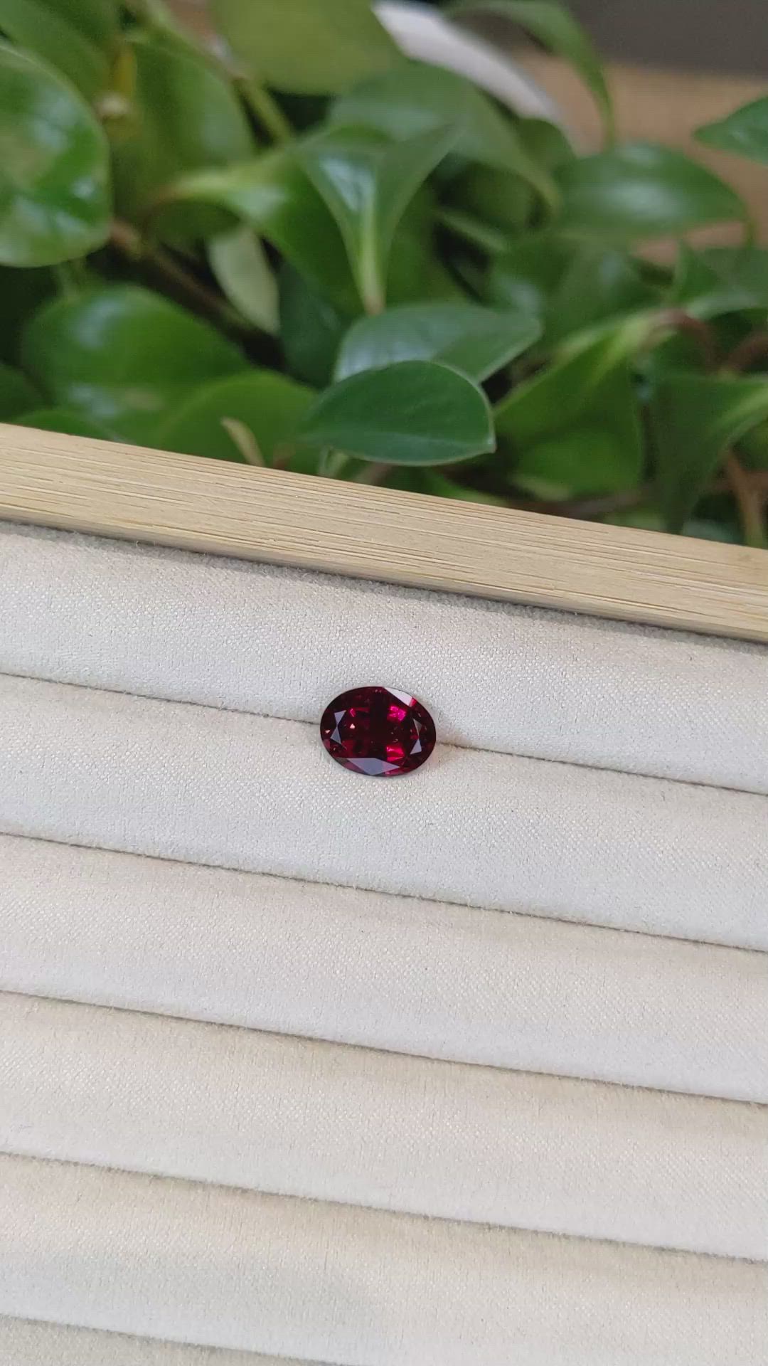 3.20 Ct. Rubellite Tourmaline from Brazil Size Video