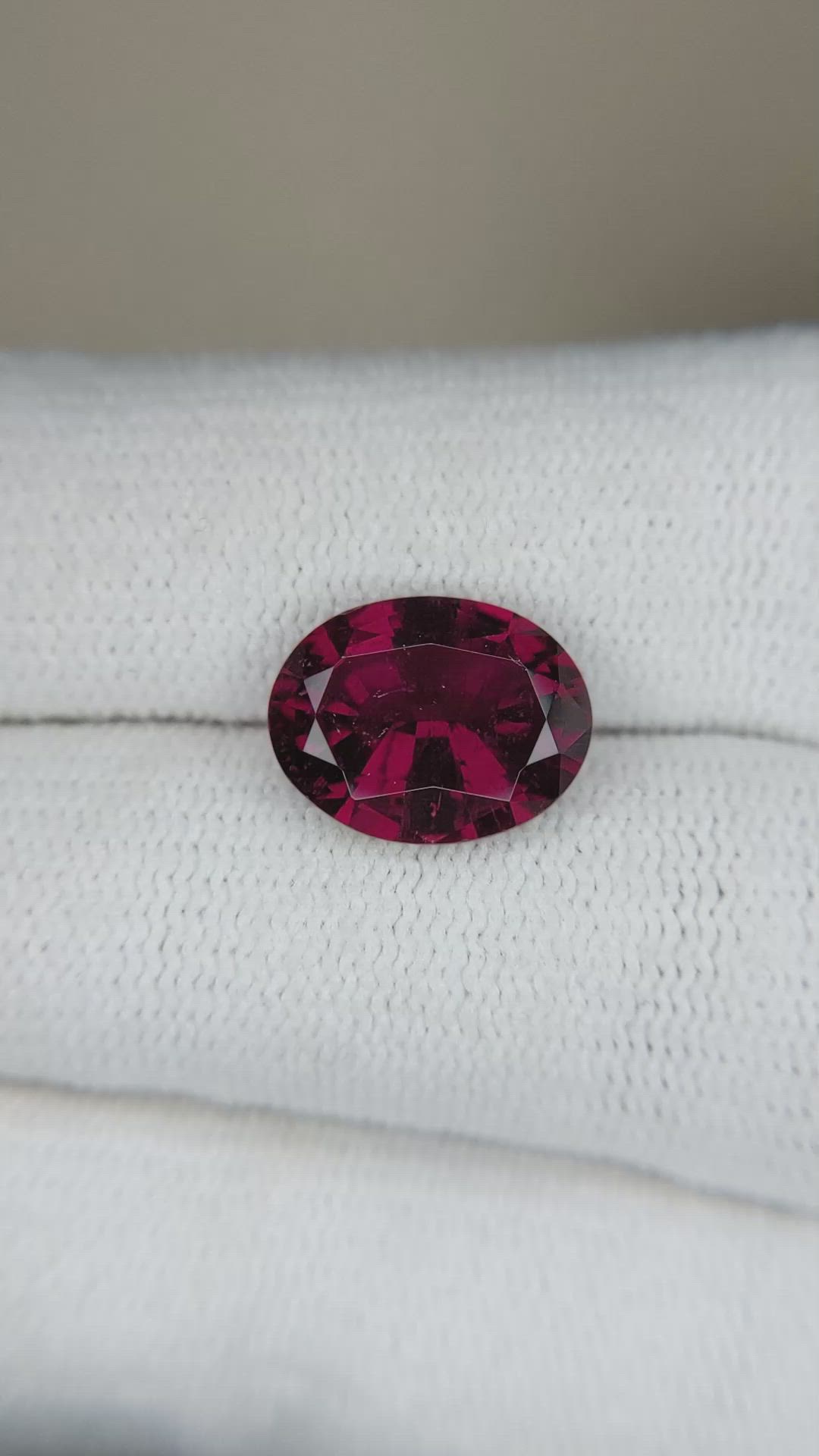 3.20 Ct. Rubellite Tourmaline from Brazil Size Video