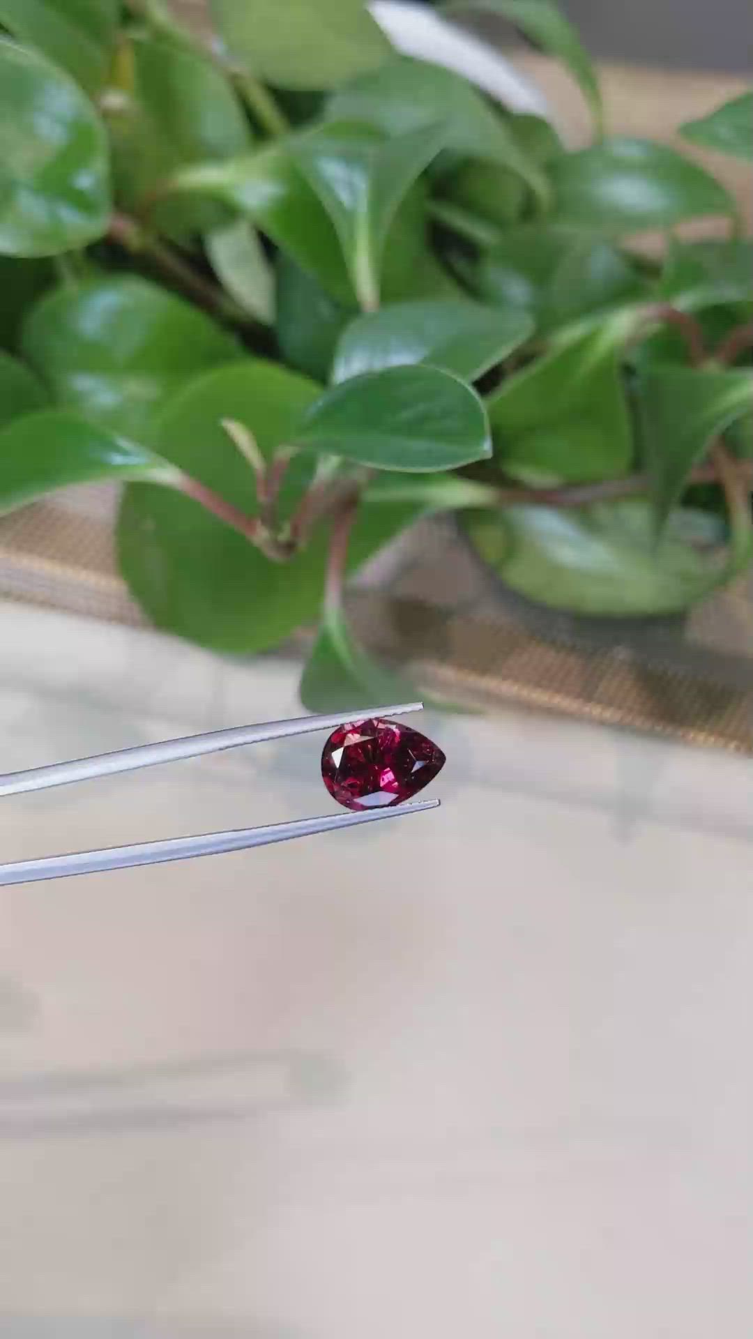 3.50 Ct. Rubellite Tourmaline from Brazil Size Video