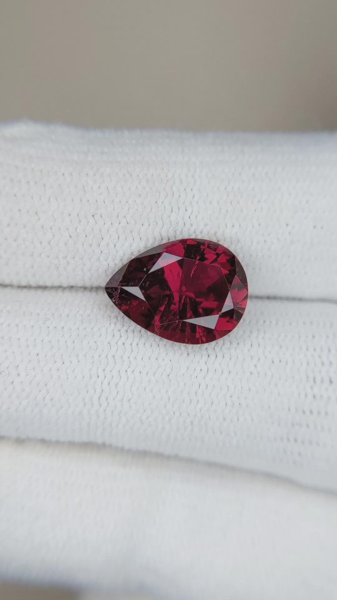 3.50 Ct. Rubellite Tourmaline from Brazil Size Video