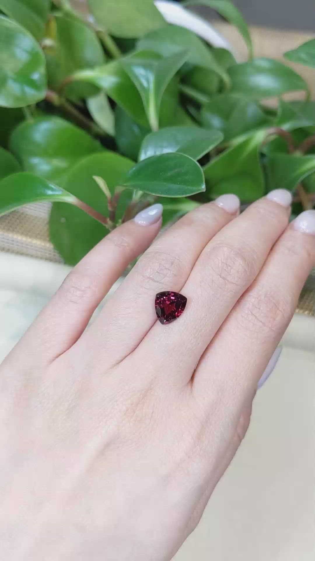 2.92 Ct. Rubellite Tourmaline from Brazil Size Video