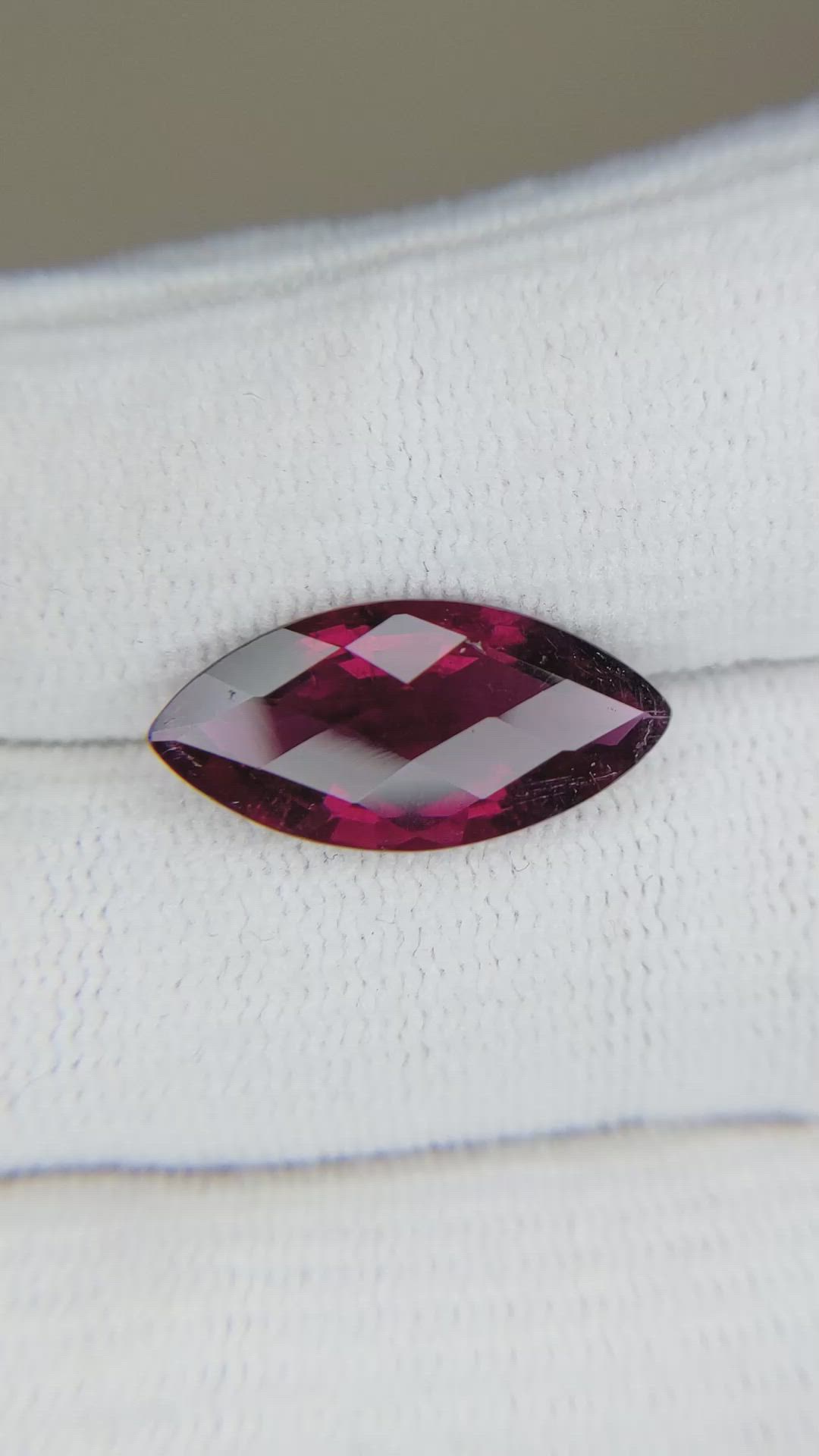 4.82 Ct. Rubellite Tourmaline from Brazil Size Video