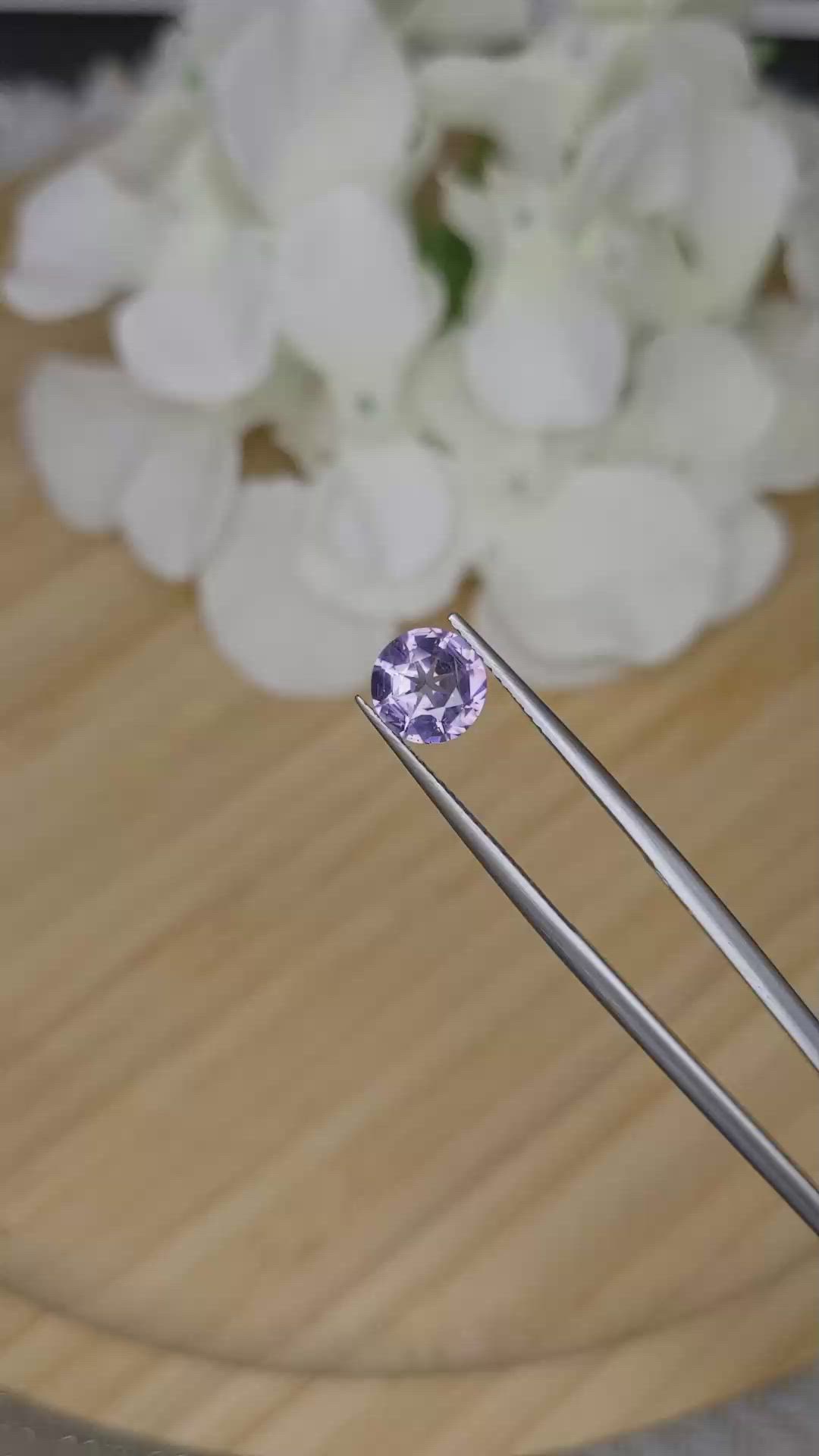 1.52 Ct. Spinel from Ceylon (Sri Lanka) Size Video