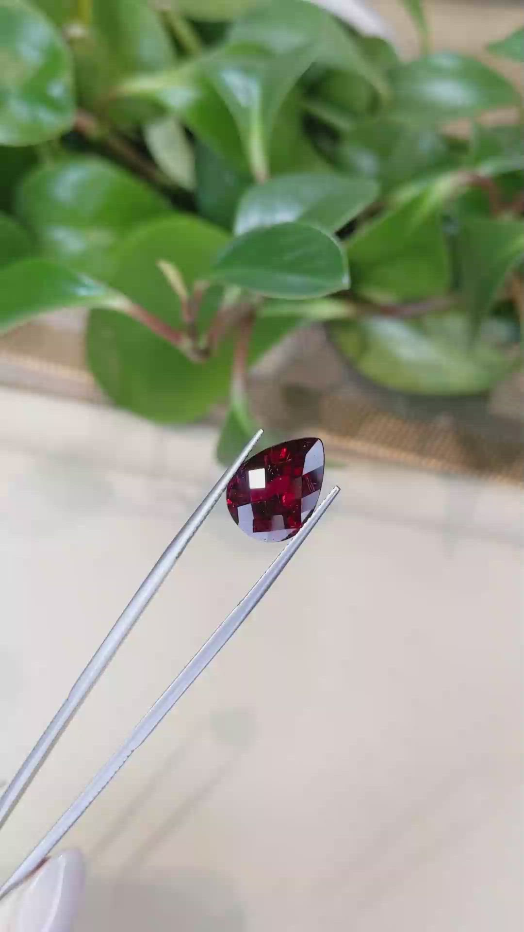 5.84 Ct. Rubellite Tourmaline from Brazil Size Video