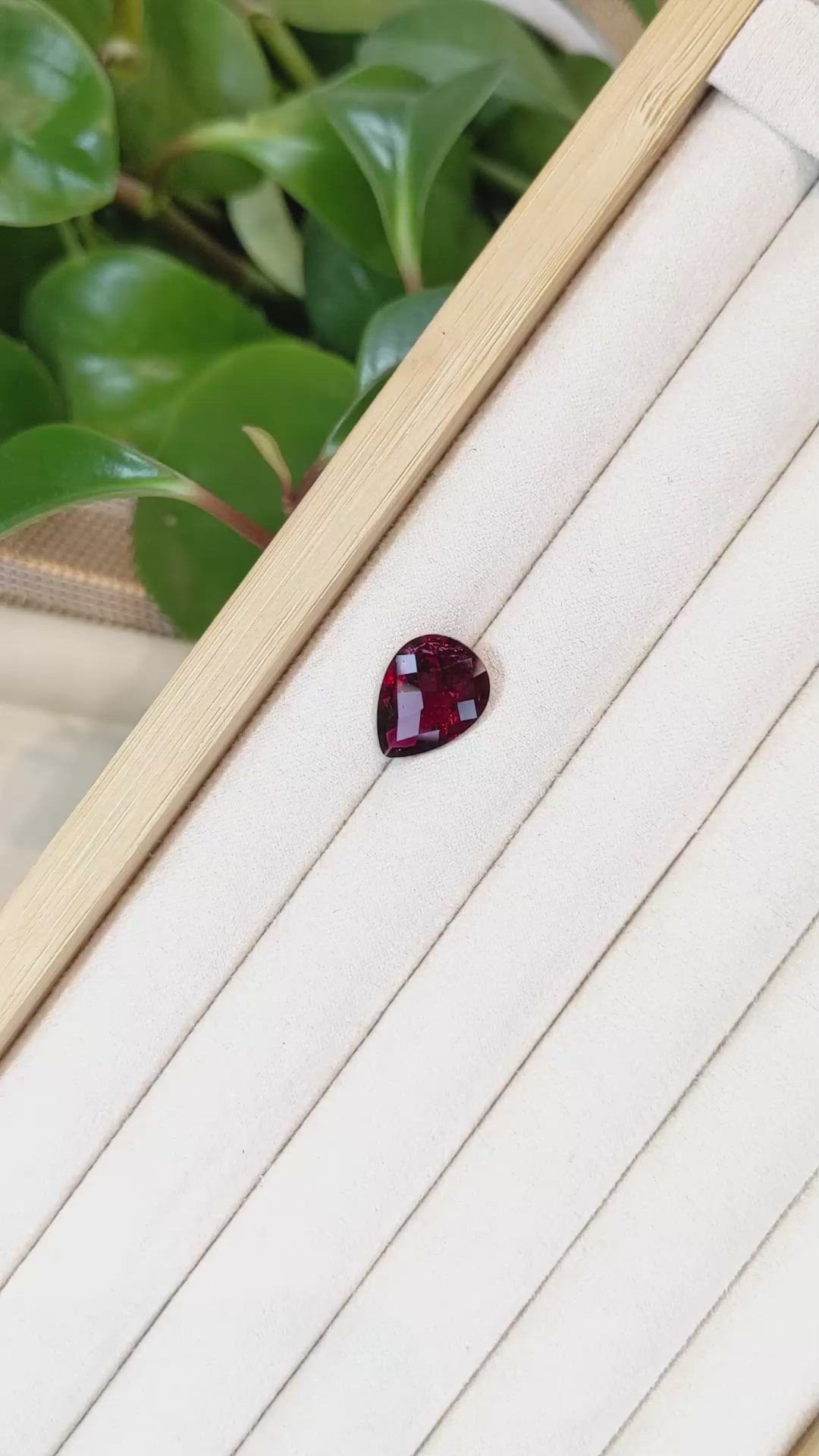 5.84 Ct. Rubellite Tourmaline from Brazil Size Video
