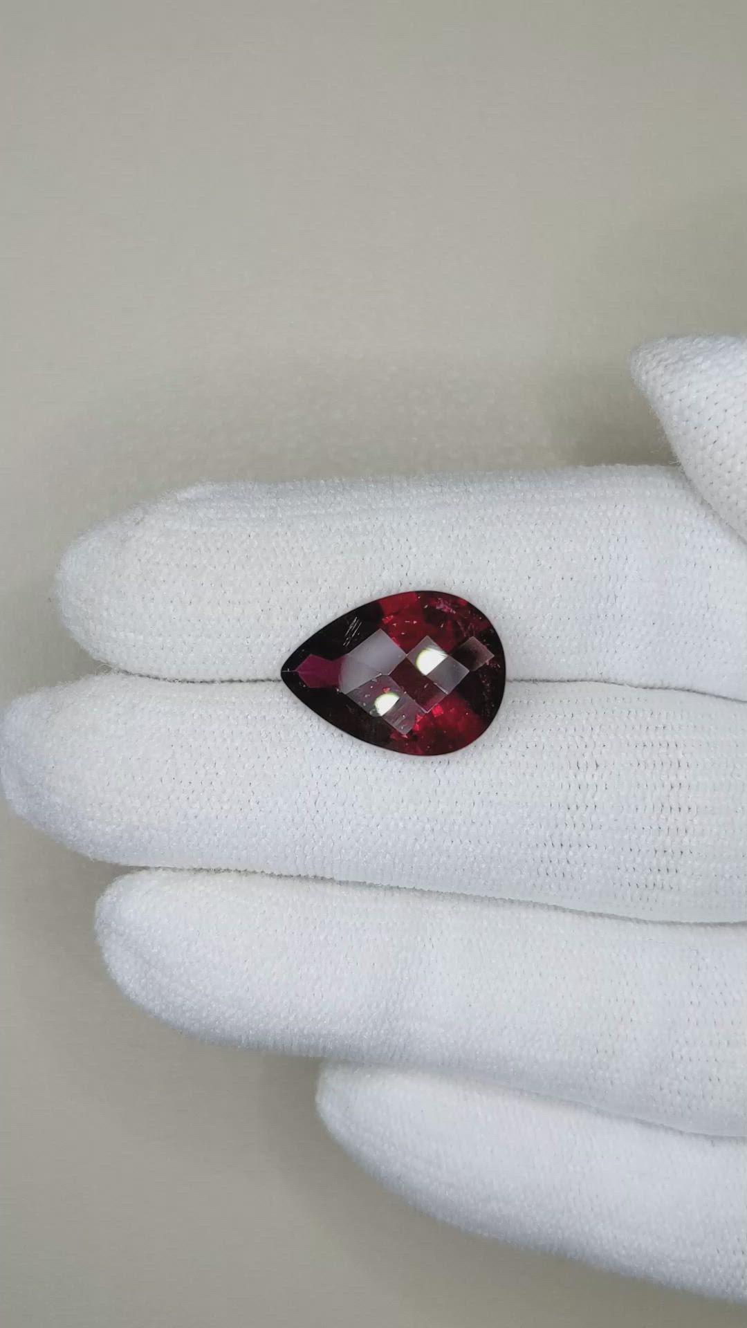 5.84 Ct. Rubellite Tourmaline from Brazil Size Video