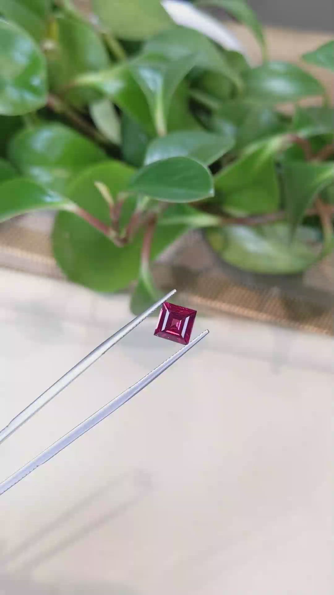 2.13 Ct. Rubellite Tourmaline from Brazil Size Video