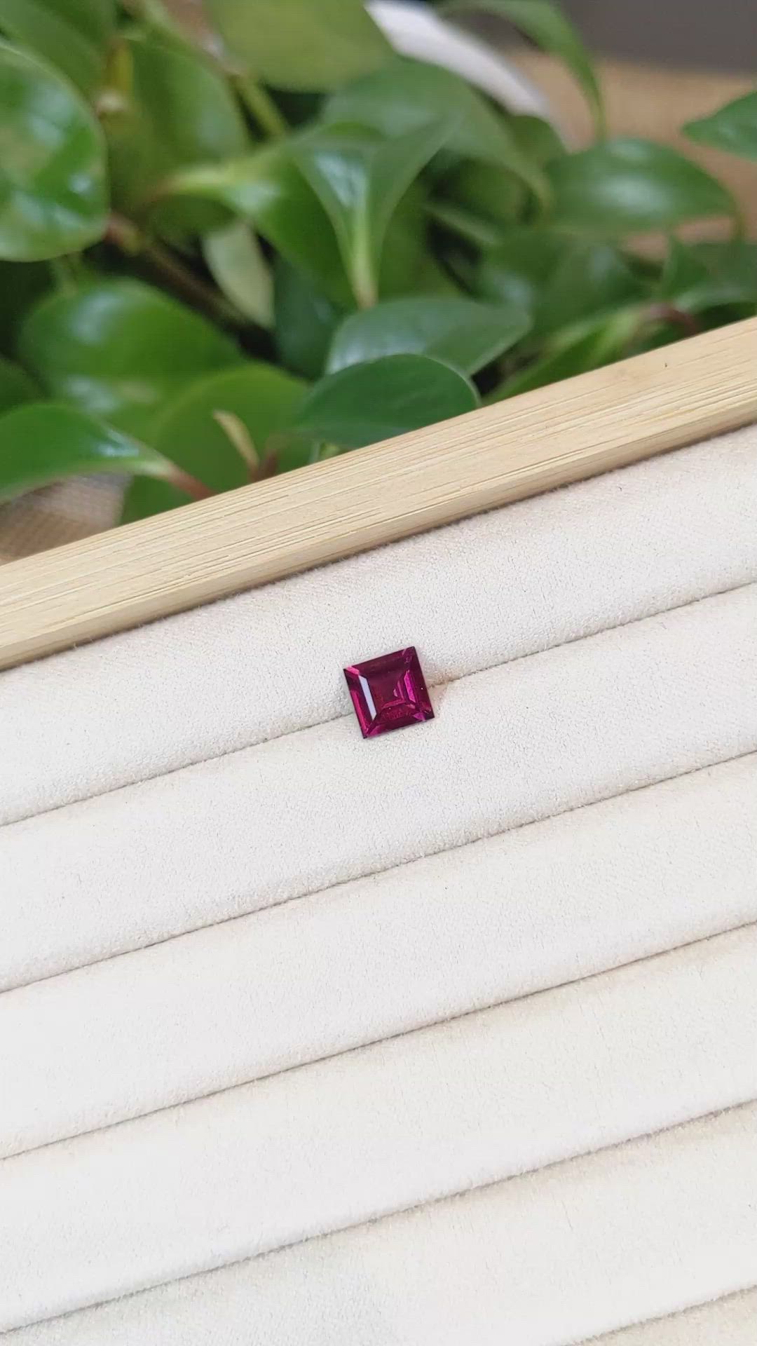 2.13 Ct. Rubellite Tourmaline from Brazil Size Video