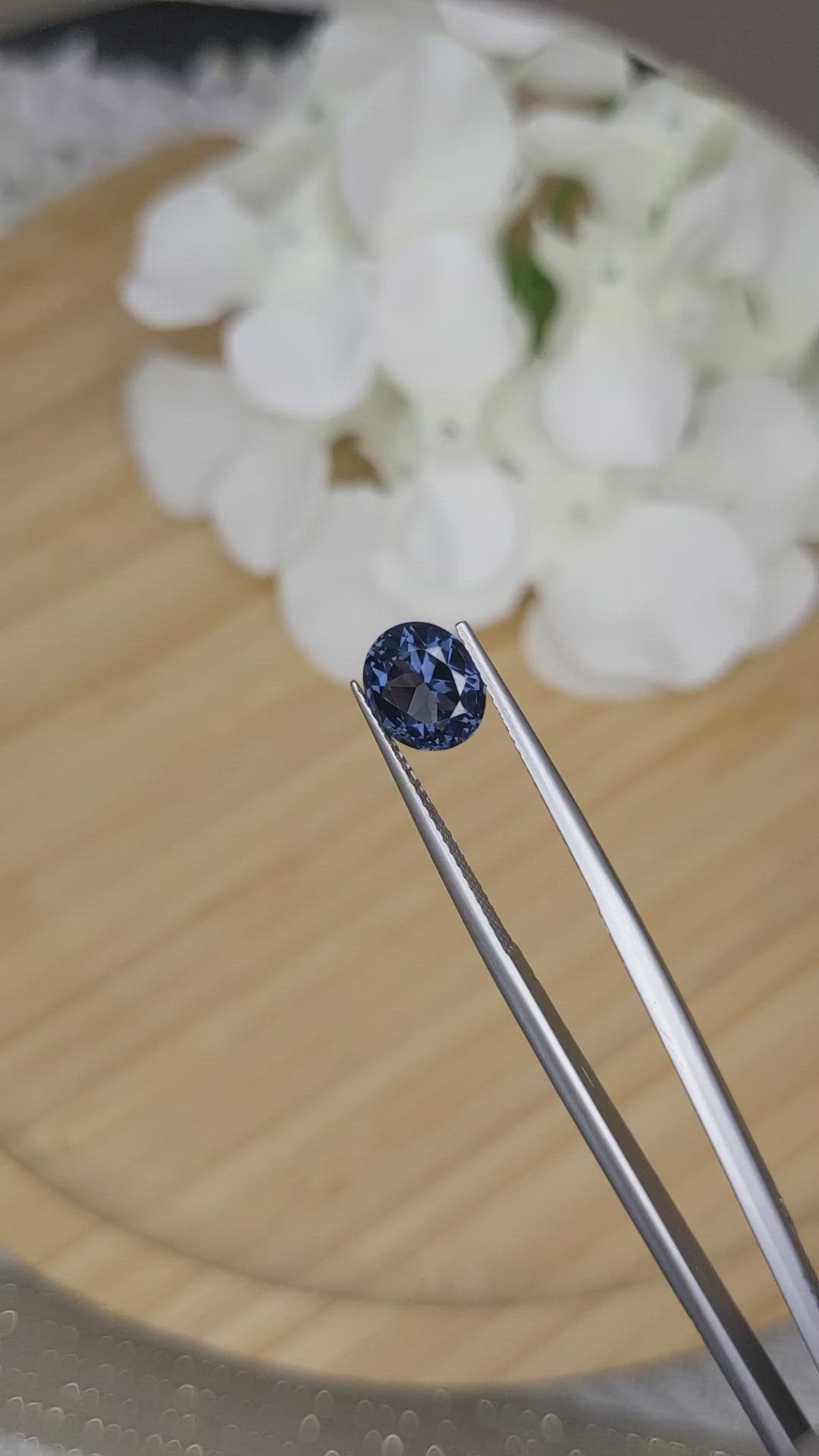 2.26 Ct. Spinel from Ceylon (Sri Lanka) Size Video