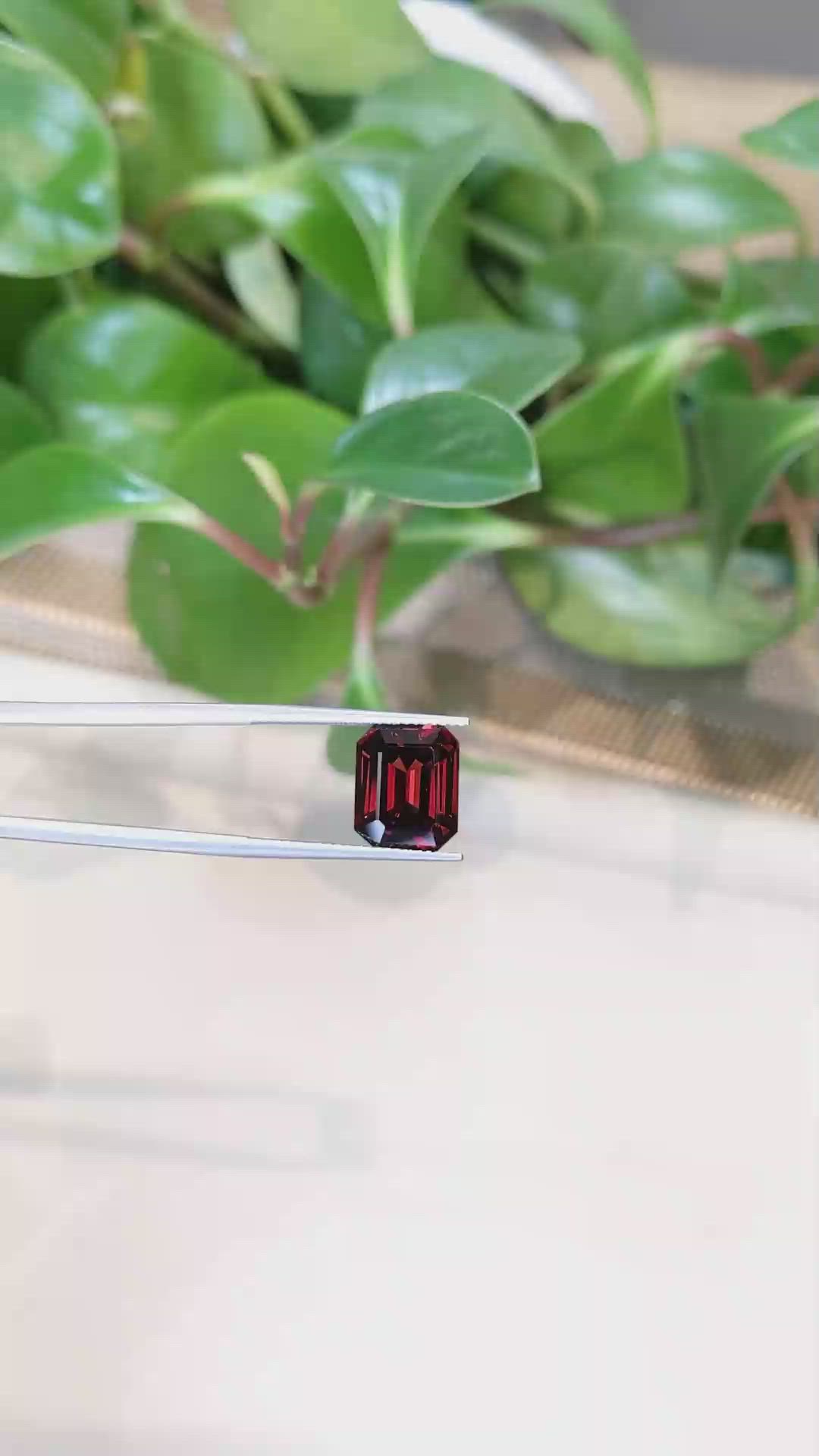 5.88 Ct. Rubellite Tourmaline from Brazil Size Video