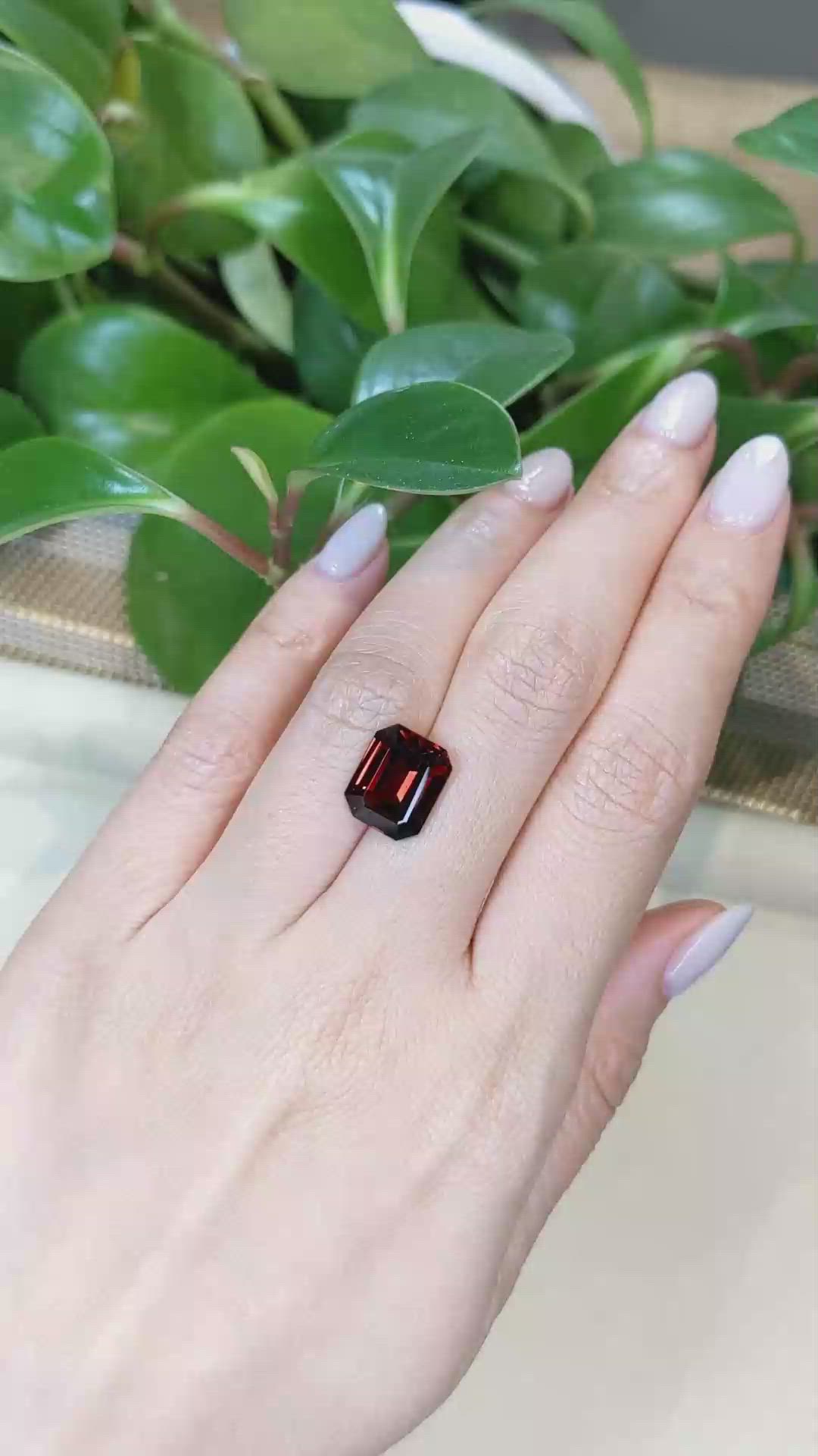 5.88 Ct. Rubellite Tourmaline from Brazil Size Video