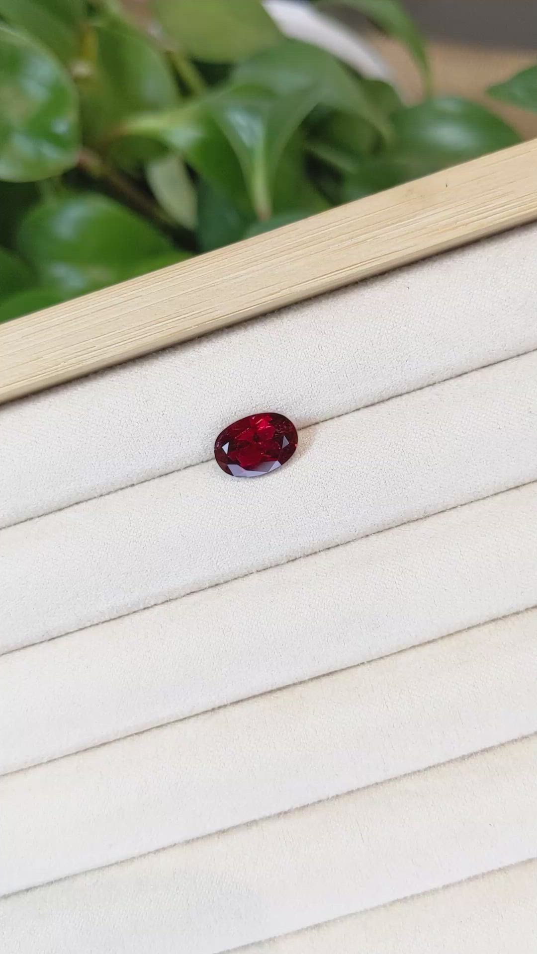 2.91 Ct. Rubellite Tourmaline from Brazil Size Video