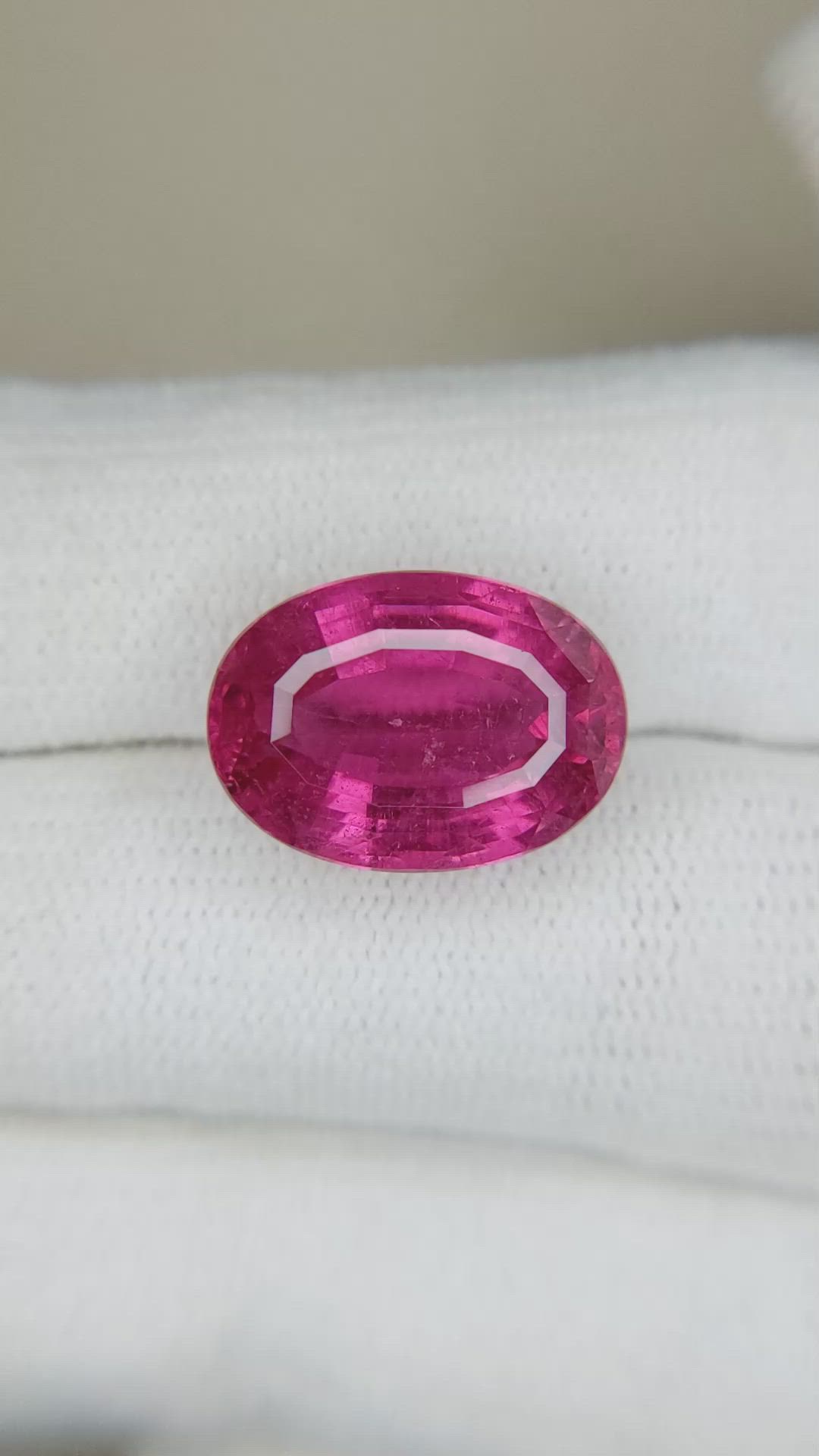 10.10 Ct. Rubellite Tourmaline from Brazil Size Video