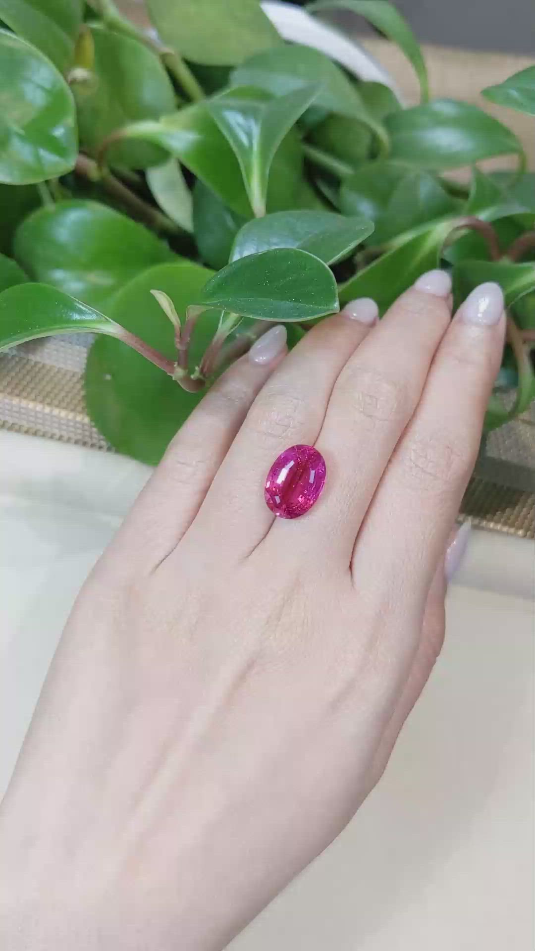 10.10 Ct. Tourmaline from Brazil Size Video