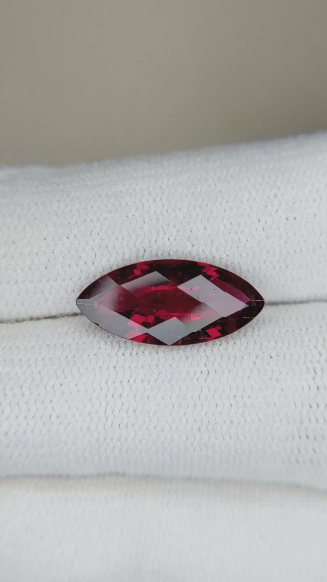 3.21 Ct. Rubellite Tourmaline from Brazil Size Video