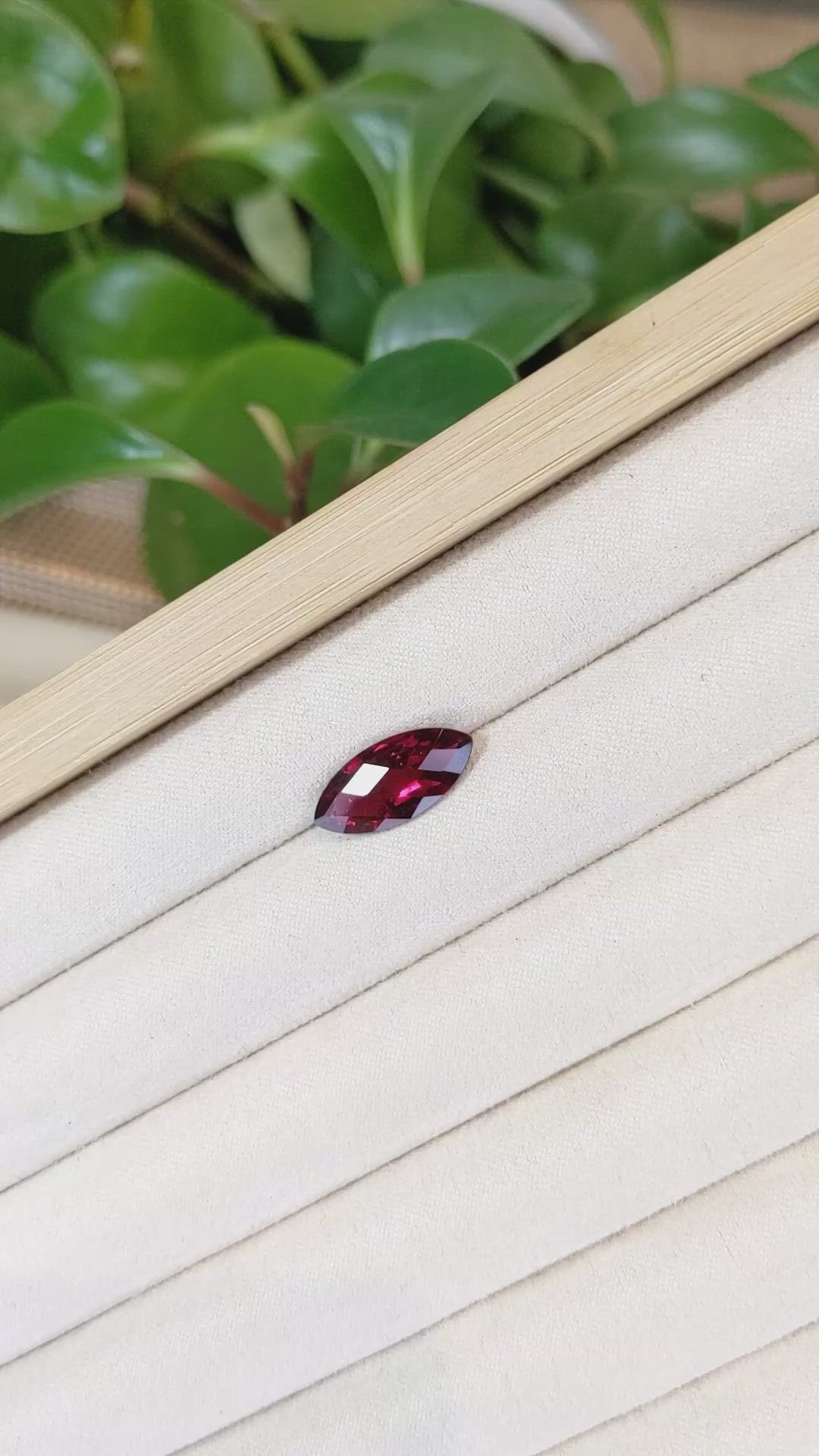 3.21 Ct. Rubellite Tourmaline from Brazil Size Video