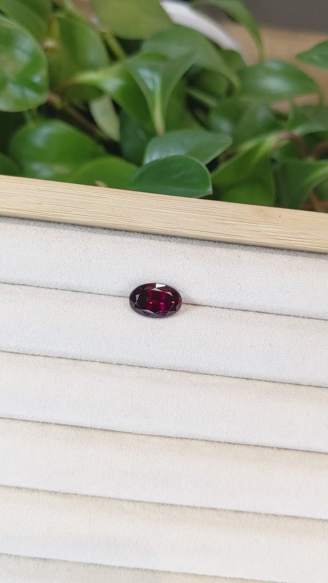 4.57 Ct. Rubellite Tourmaline from Brazil Size Video