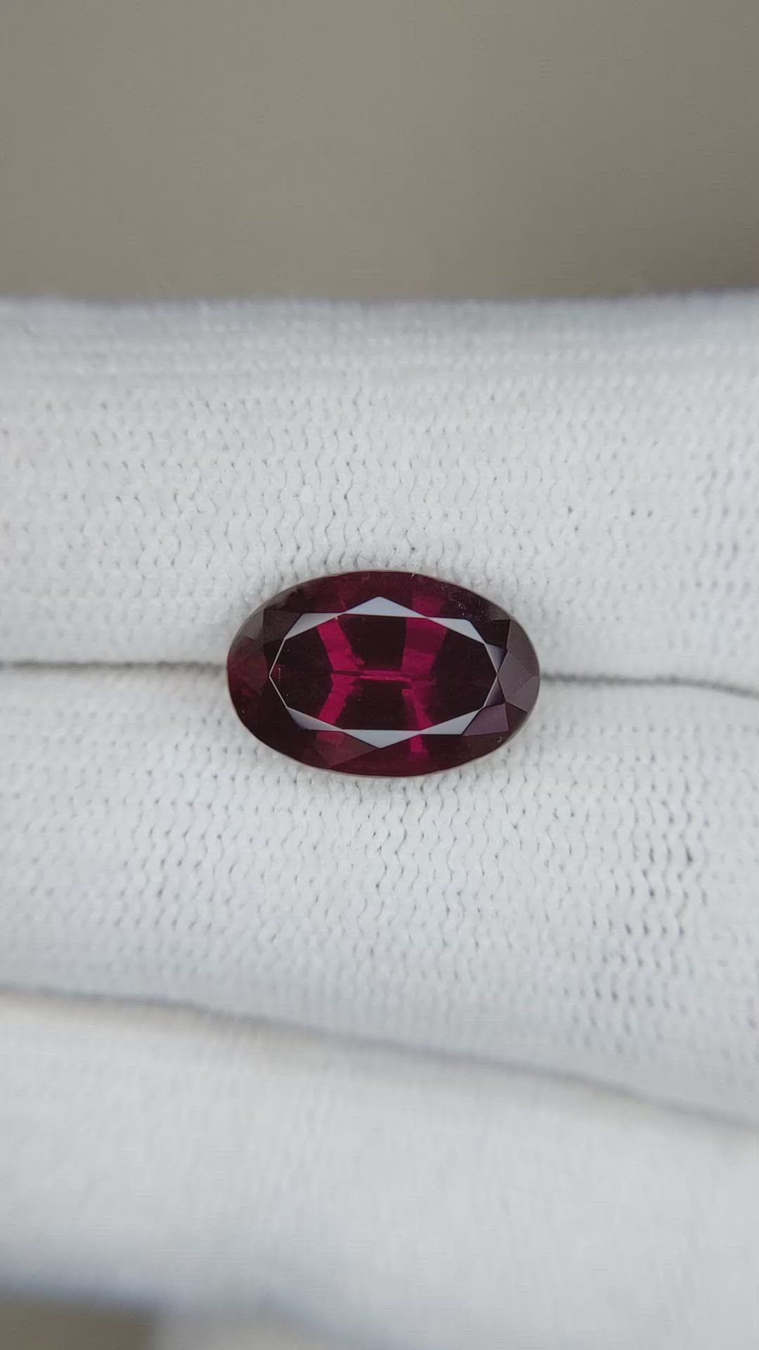 4.57 Ct. Rubellite Tourmaline from Brazil Size Video