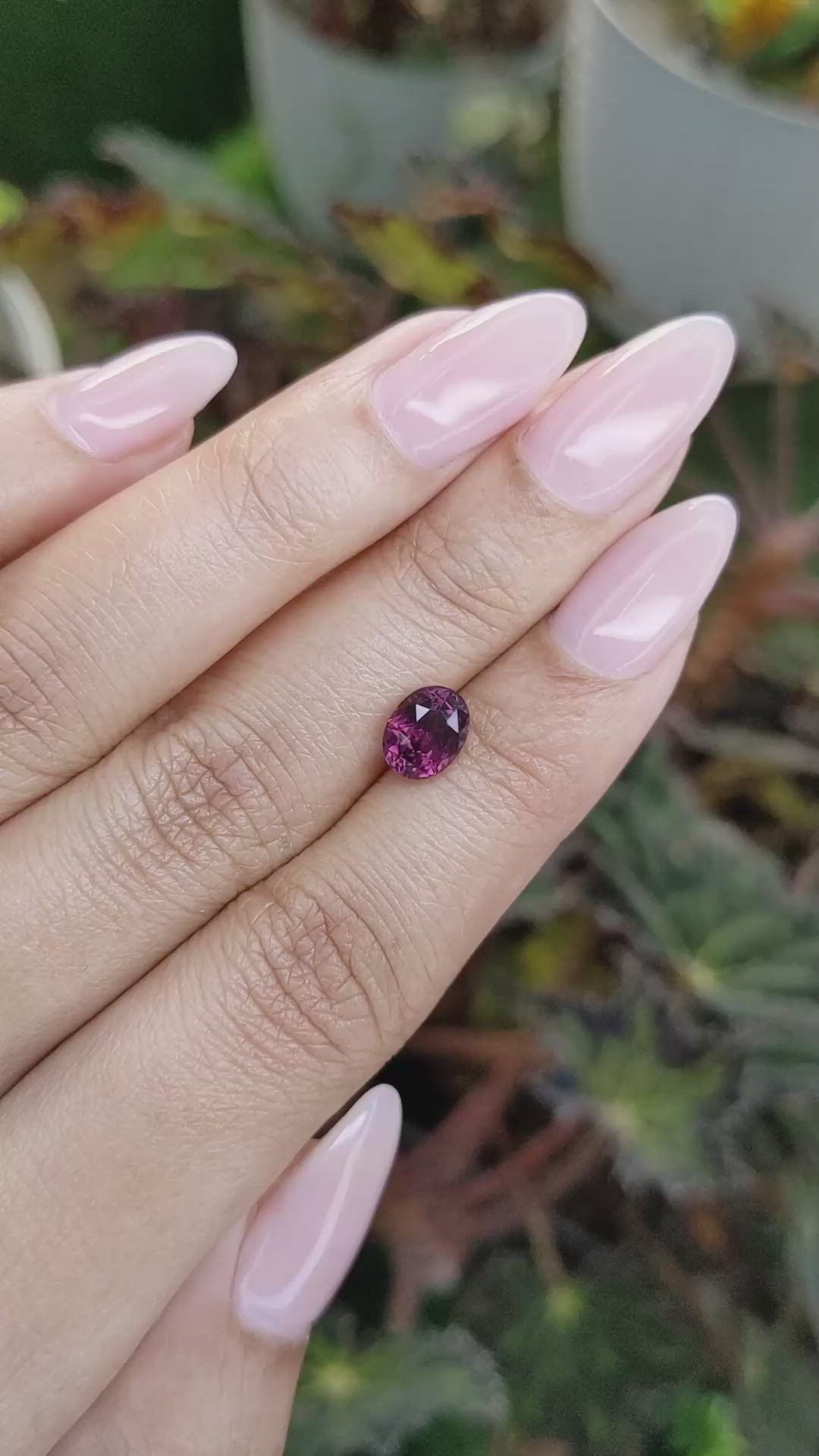 1.60 Ct. Spinel from Ceylon (Sri Lanka) Size Video