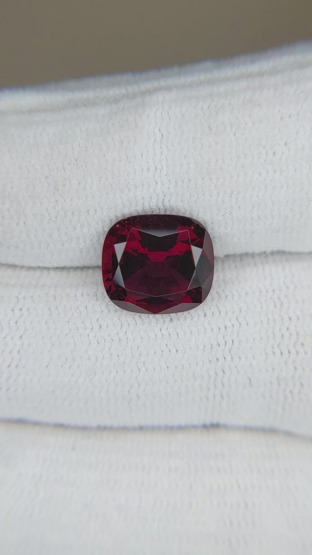 3.69 Ct. Rubellite Tourmaline from Brazil Size Video