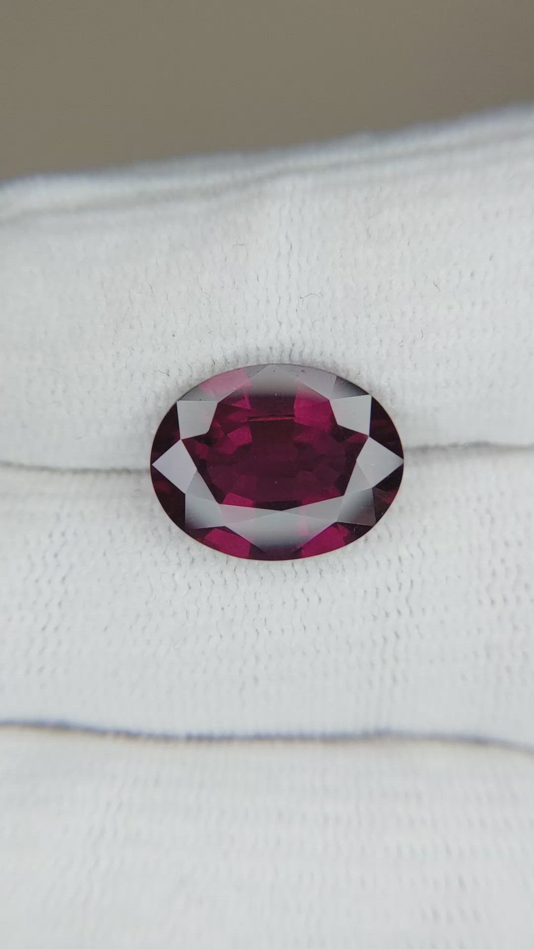 7.39 Ct. Rubellite Tourmaline from Brazil Size Video